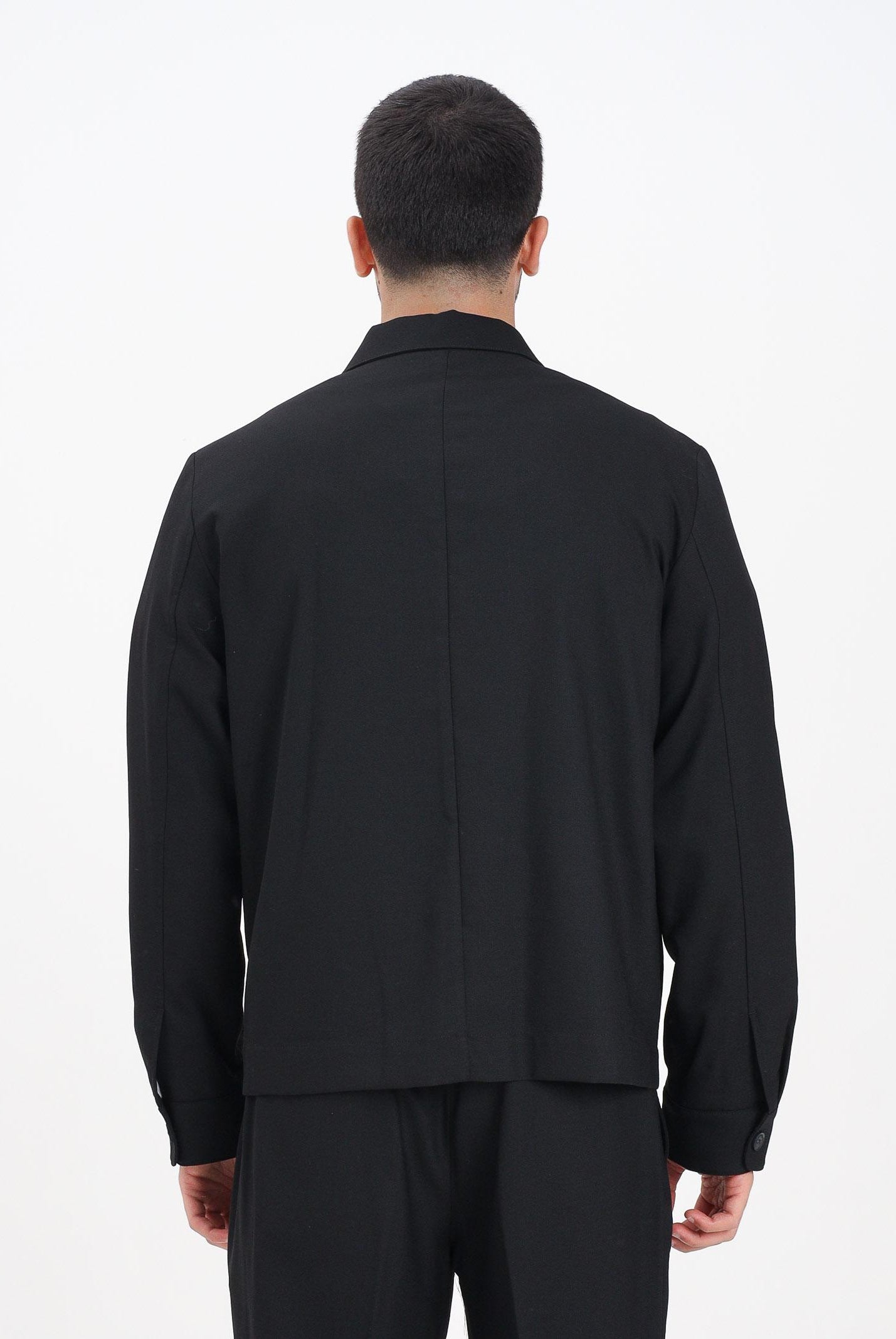 SELECTED HOMME Camicia a manica lunga nera da uomo 16095796 Black SELECTED HOMME