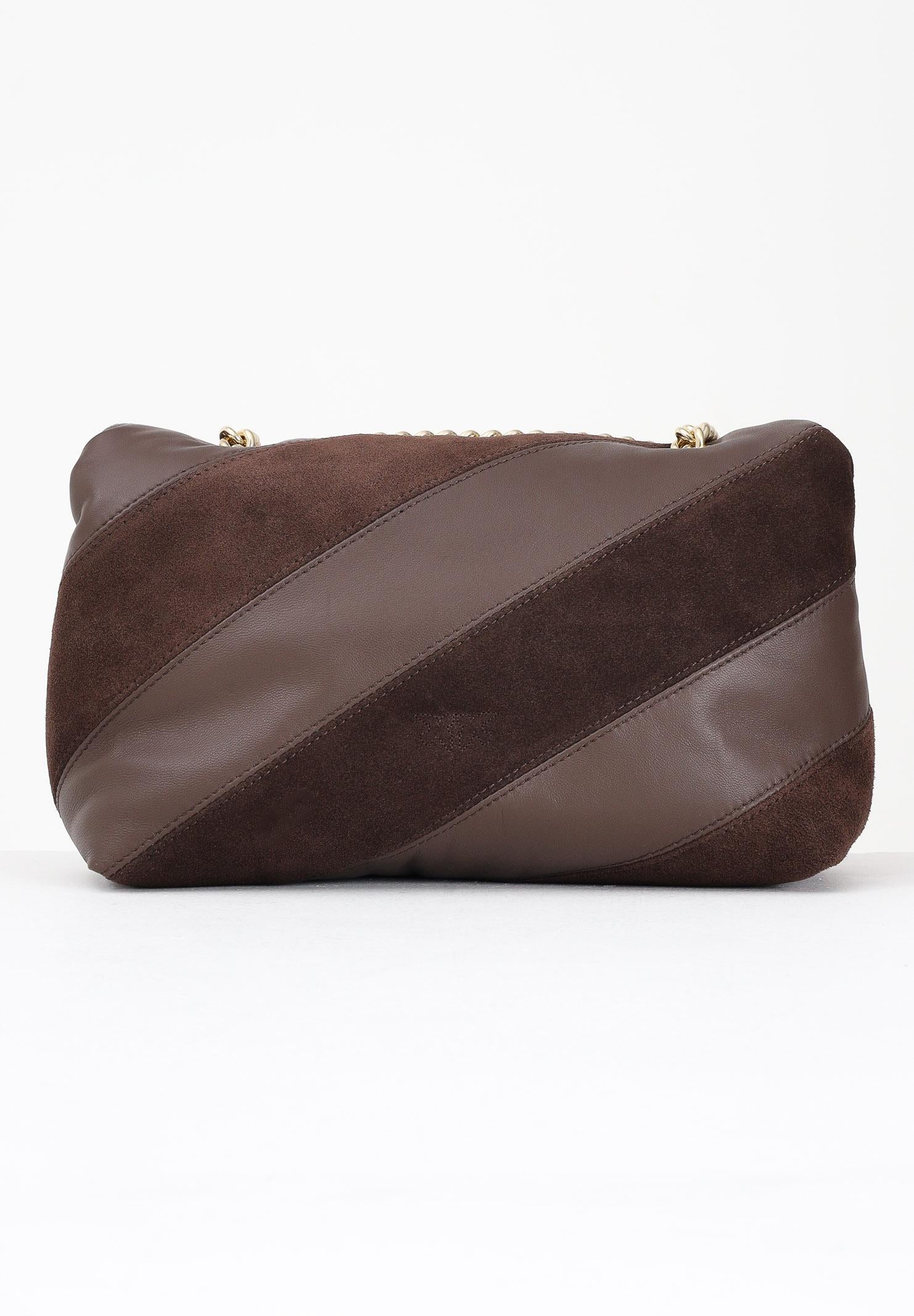 PINKO Borsa a tracolla Classic Love Bag Puff marrone da donna 100038A2JY L74V PINKO