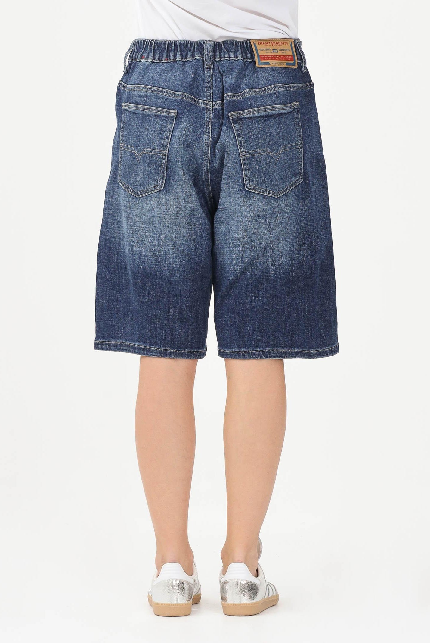 DIESEL Bermuda in denim medio per donna, ragazzi e bambini J02548KXBSC K01 DIESEL