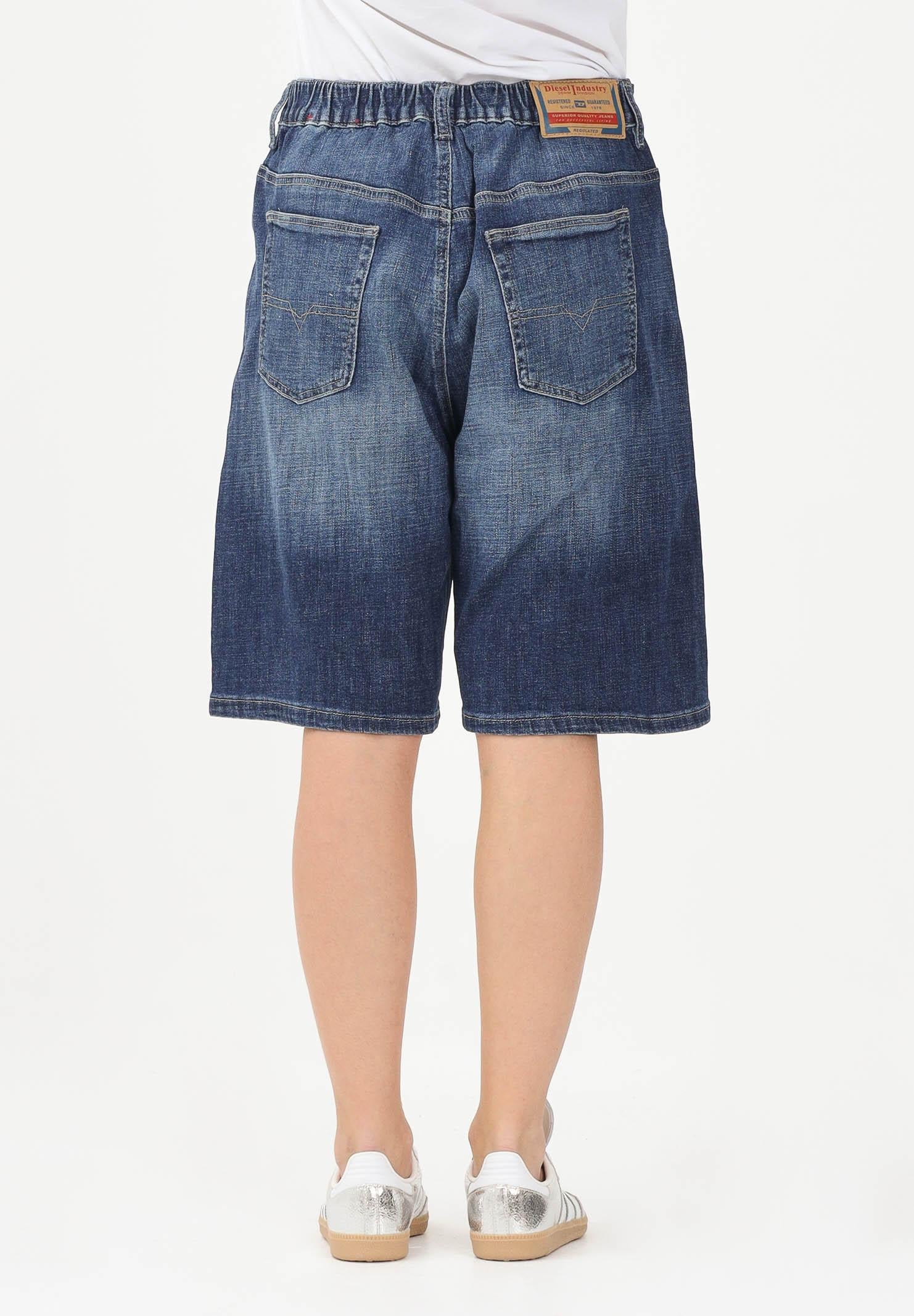 DIESEL Bermuda in denim medio per donna, ragazzi e bambini J02548KXBSC K01 DIESEL