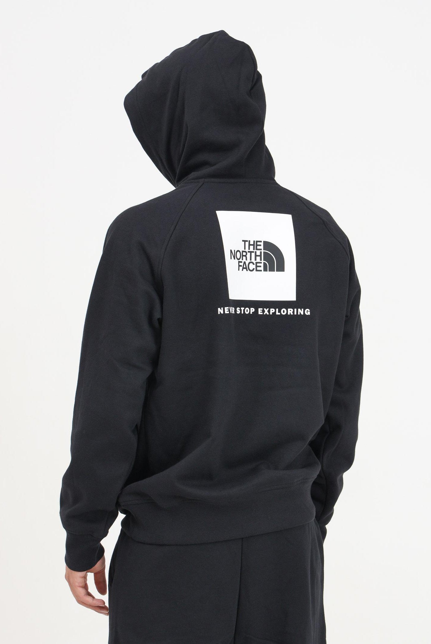 THE NORTH FACE Felpa con cappuccio Redbox nera da uomo NF0A89F9KY41 THE NORTH FACE