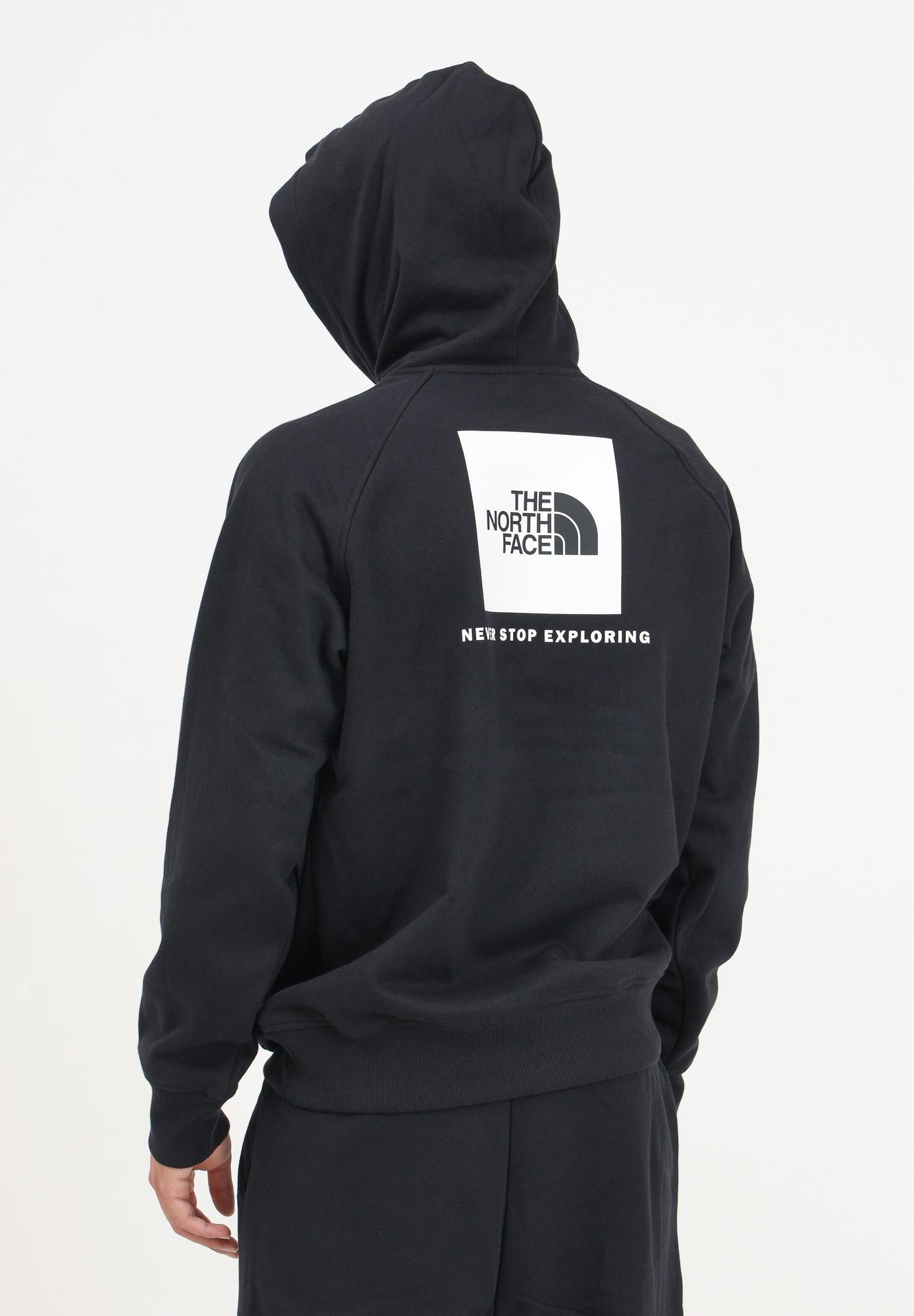 THE NORTH FACE Felpa con cappuccio Redbox nera da uomo NF0A89F9KY41 THE NORTH FACE