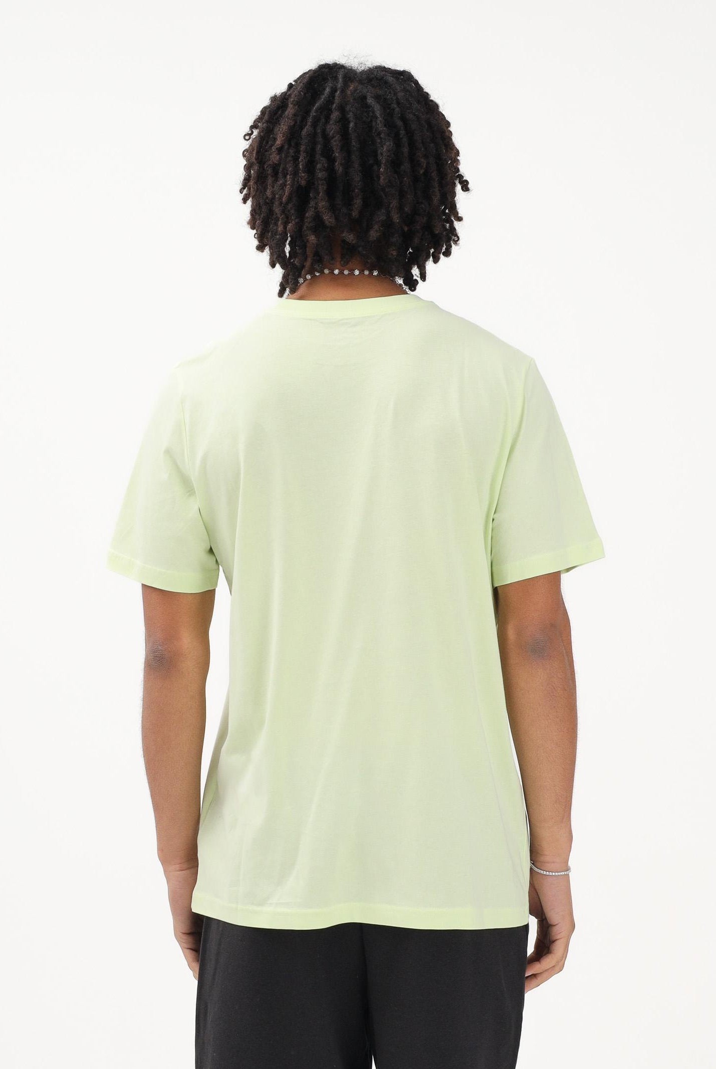 PUMA T-shirt a manica corta Essentials 2 Colour N.1 Logo verde lime da uomo 684708 76 PUMA
