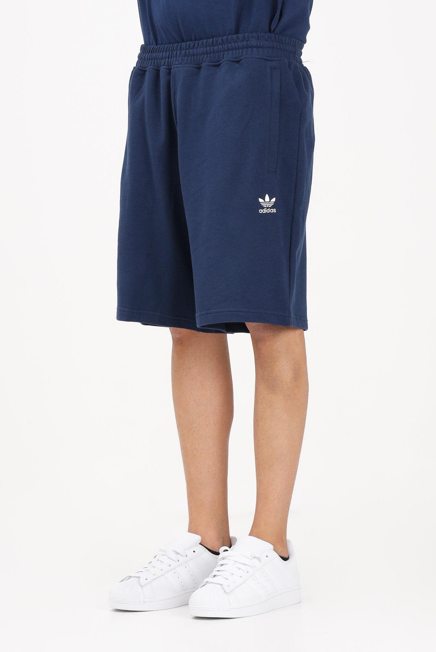 ADIDAS ORIGINALS Shorts sportivo Essentials Trefoil blu da uomo IY8521 . ADIDAS ORIGINALS