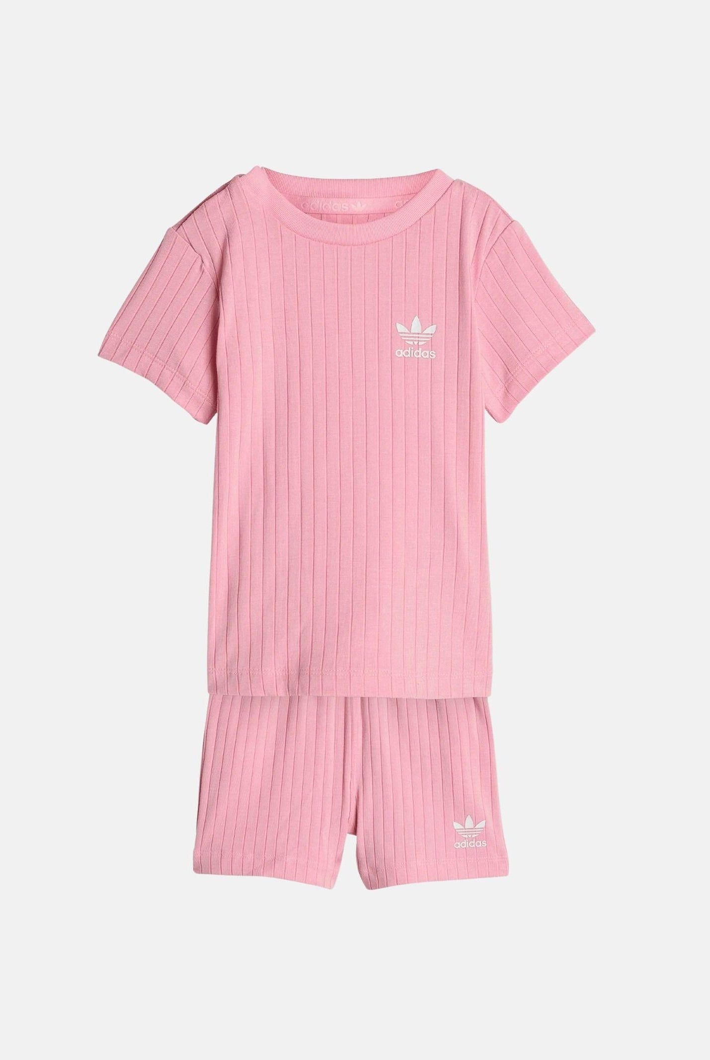 ADIDAS ORIGINALS Completino Regular Wide Rib rosa da neonato KE4985 . ADIDAS ORIGINALS