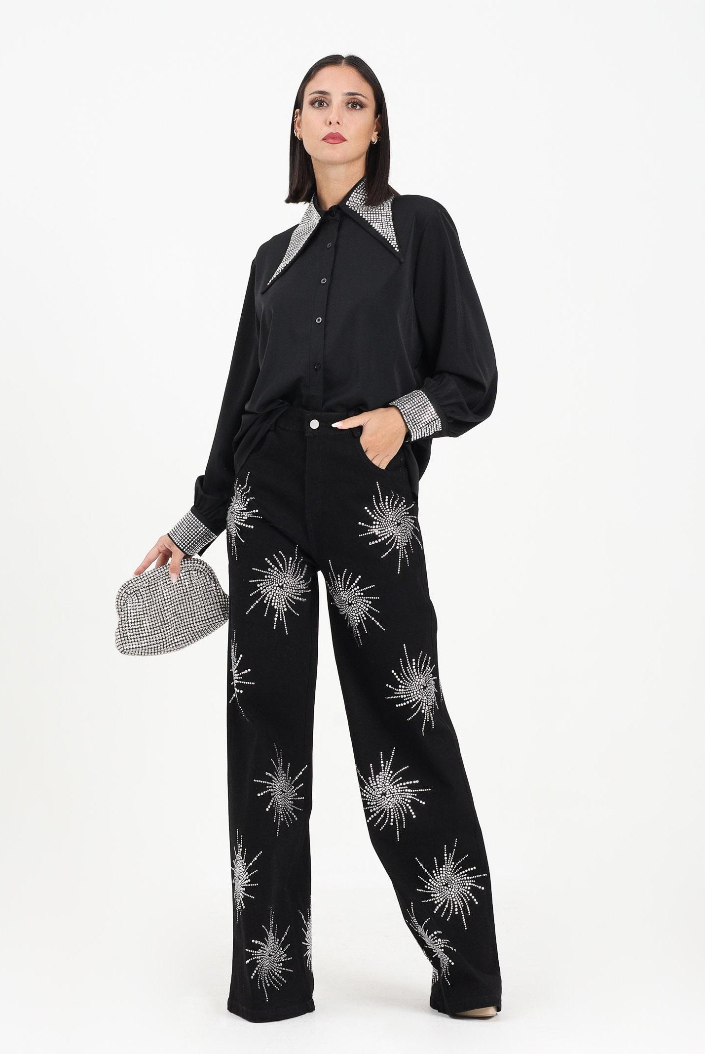 TPN Jeans Devon in denim nero da donna DEVON102W5 D6 TPN