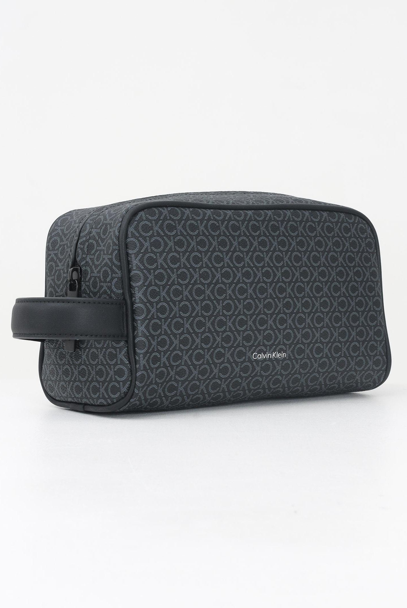 CALVIN KLEIN Pochette nera da uomo con logo monogram LV04D1041G UB1 CALVIN KLEIN