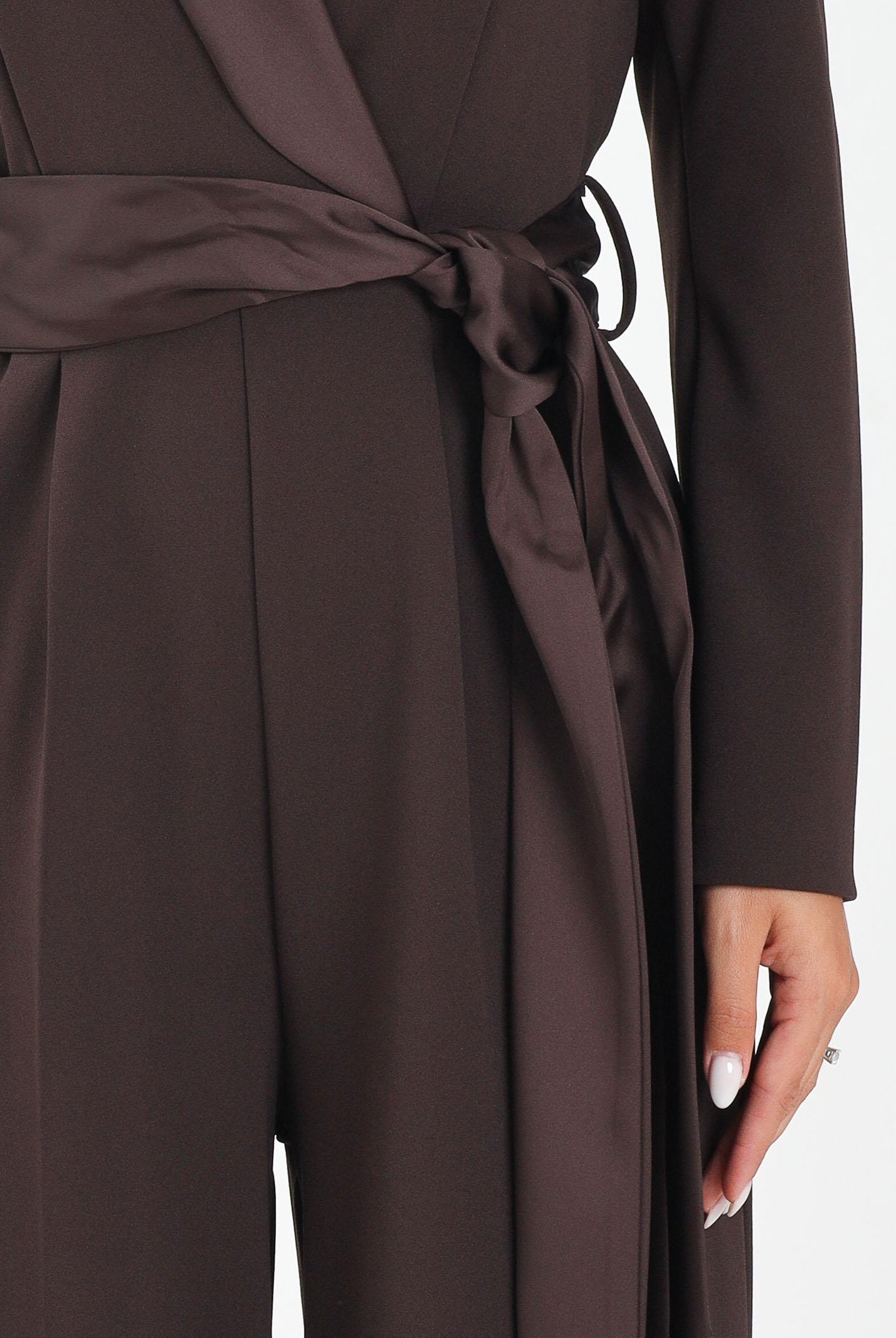 VICOLO Tuta elegante marrone da donna TF0357 FU69 VICOLO