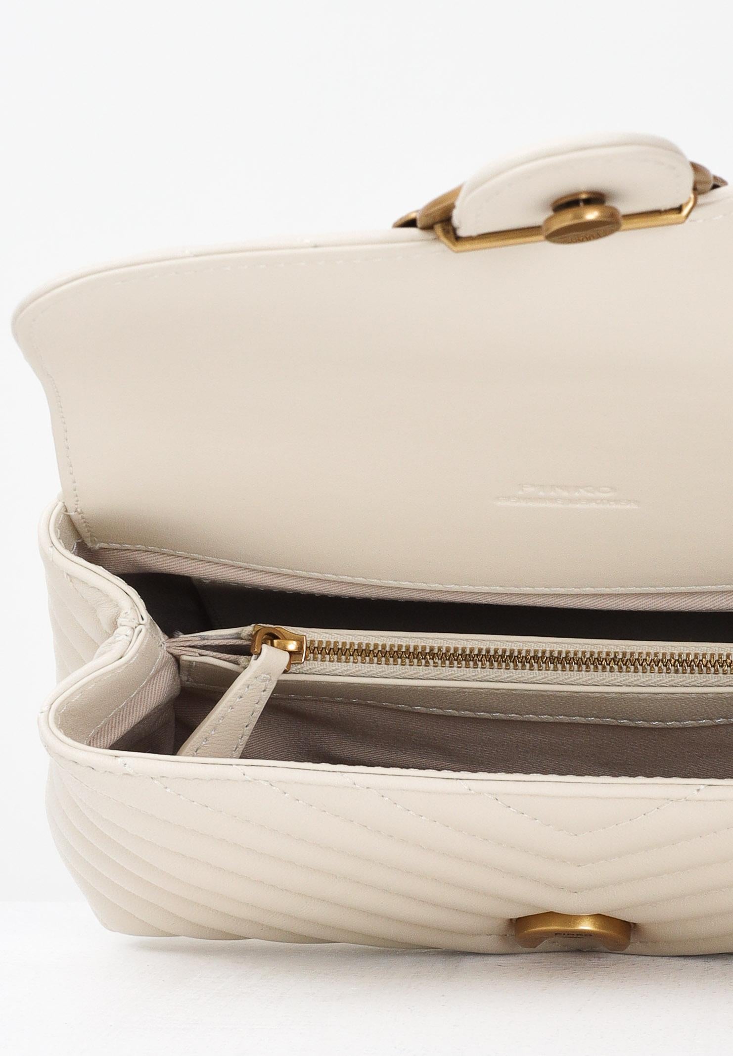 PINKO Borsa a mano Lady Love Bag Puff panna da donna 100044A0GK Z14Q PINKO