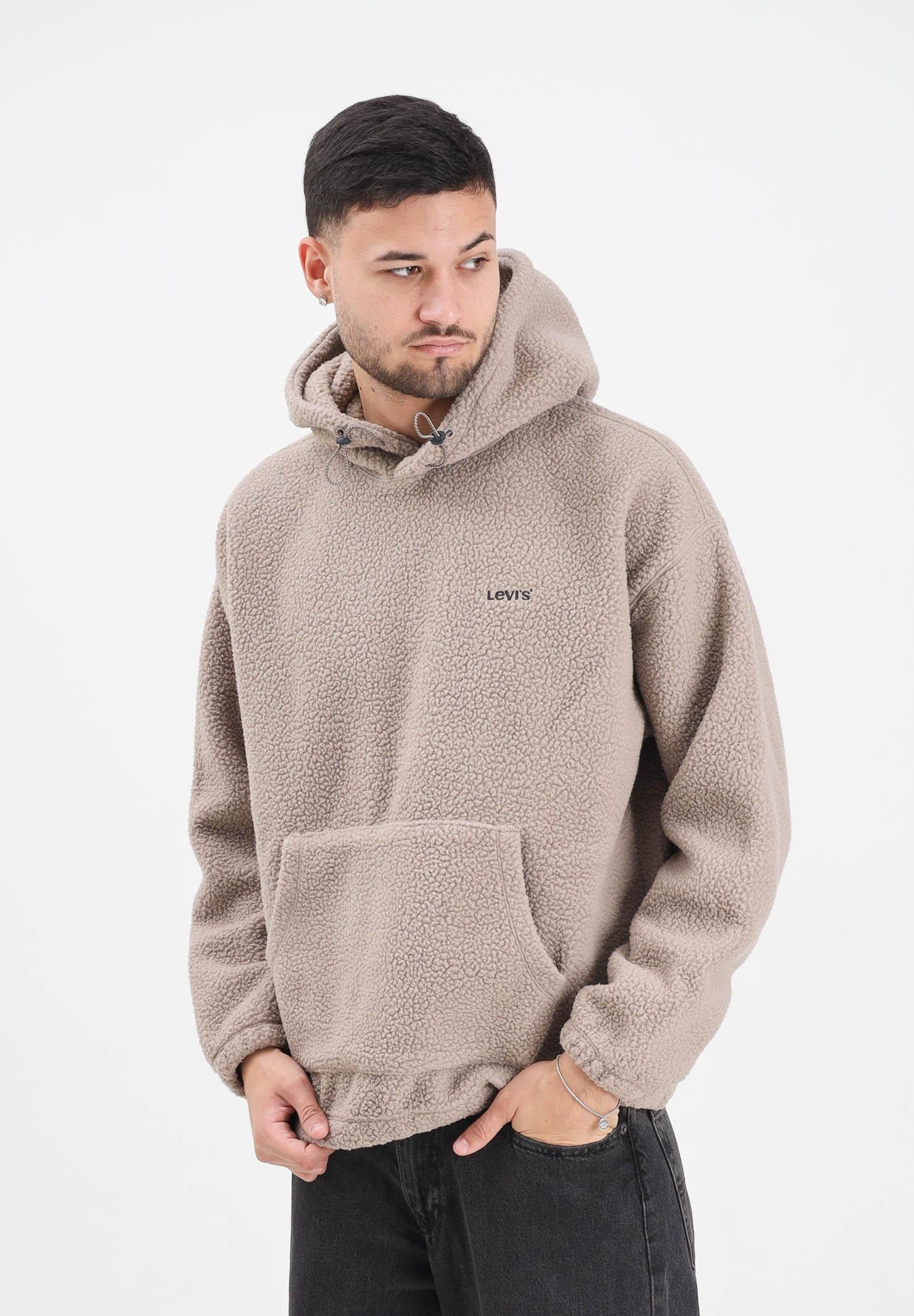 LEVI'S® Felpa con cappuccio Cozy Up beige da uomo A1034-0028 LEVI'S®