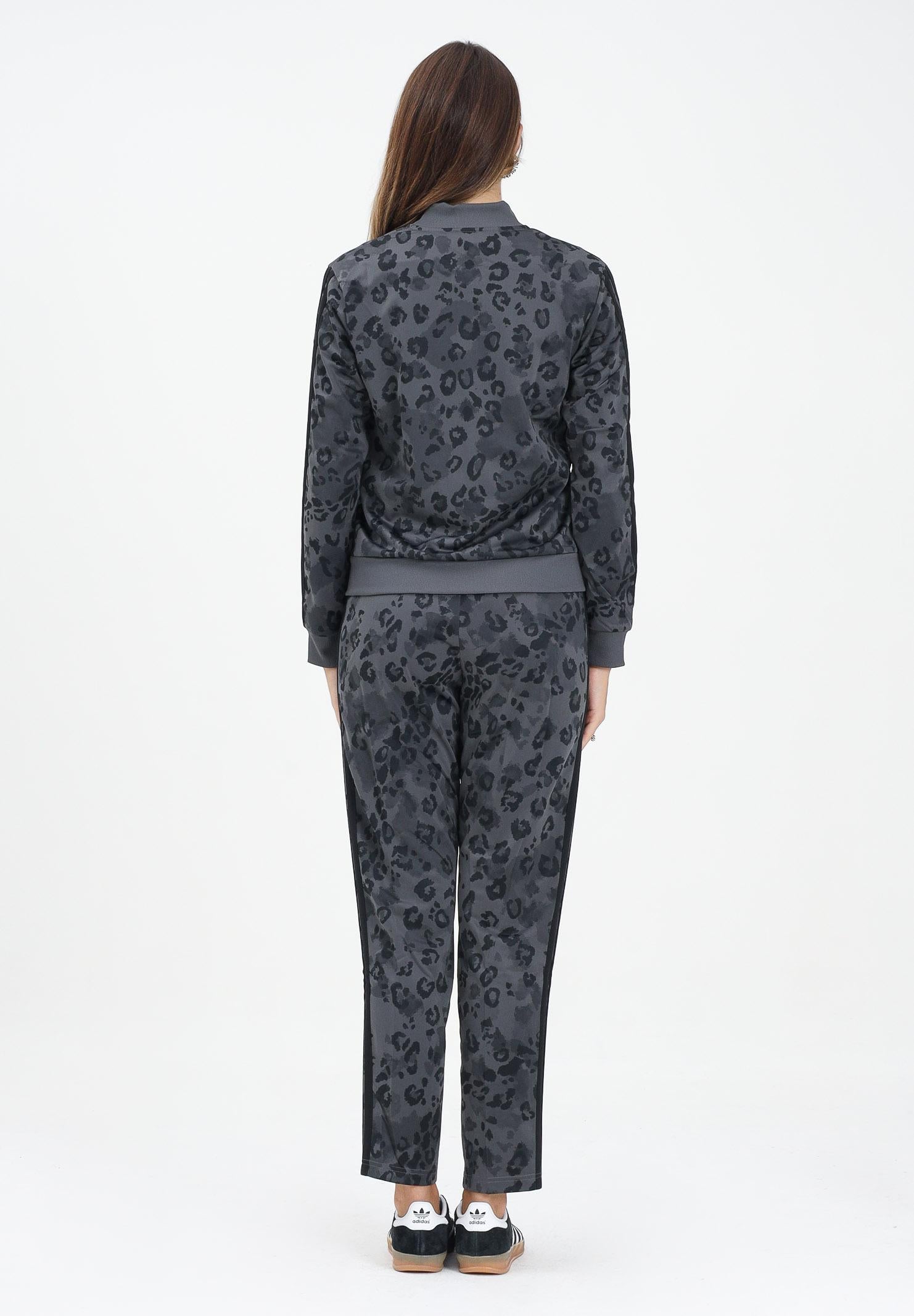 ADIDAS PERFORMANCE Tuta Essentials 3-Stripes Leo grigia da donna JW8762 ADIDAS PERFORMANCE