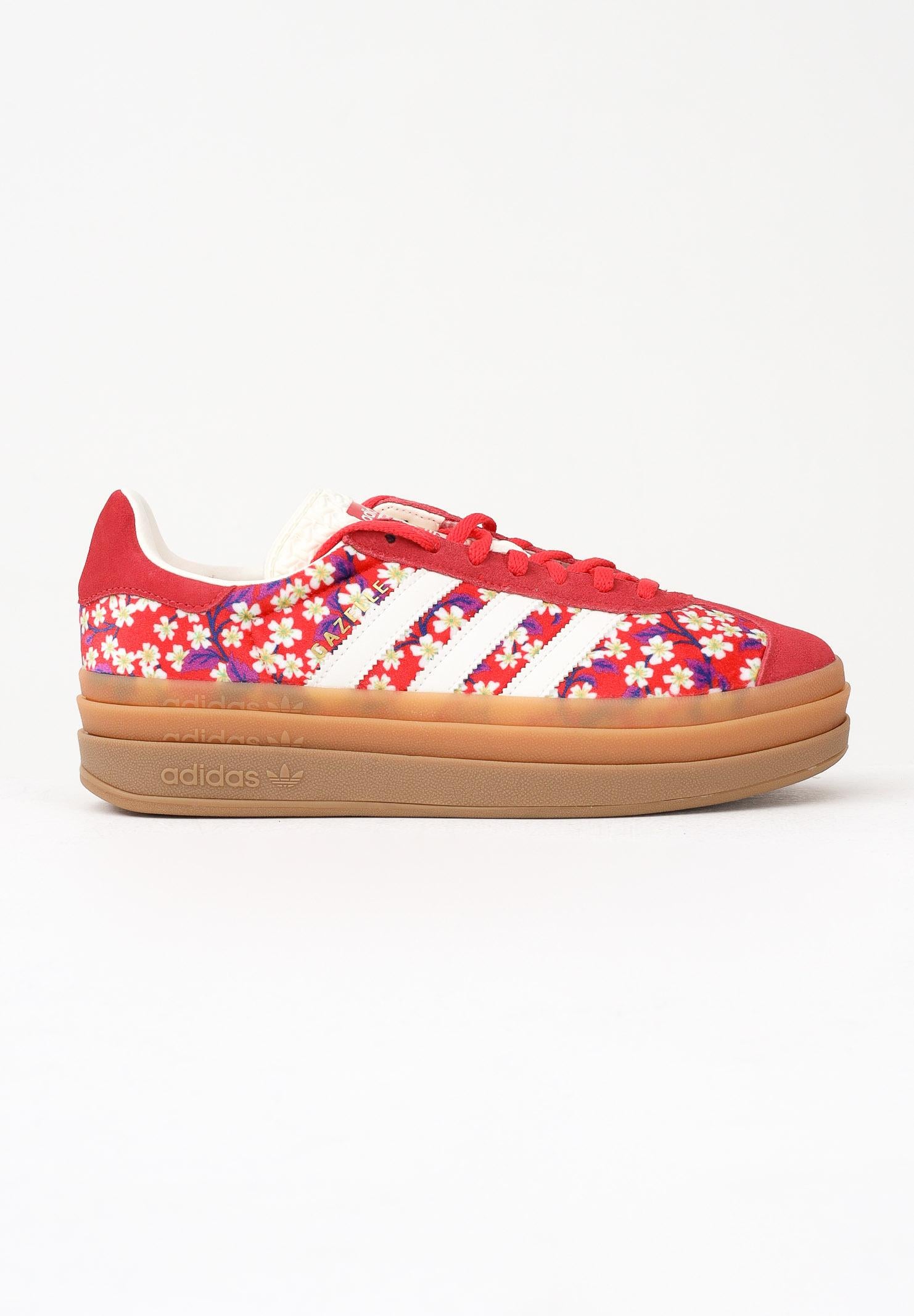 ADIDAS ORIGINALS Sneakers Gazelle Bold x Liberty London rosso fragola da donna JP8078 . ADIDAS ORIGINALS