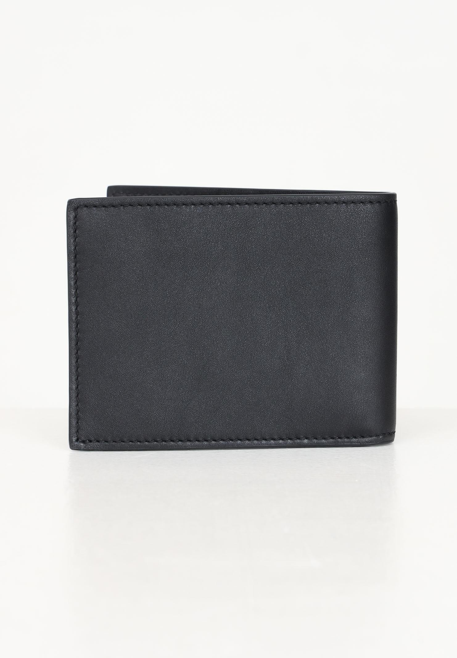 MOSCHINO Portafogli nero da uomo con logo 242Z281318001 3555 MOSCHINO