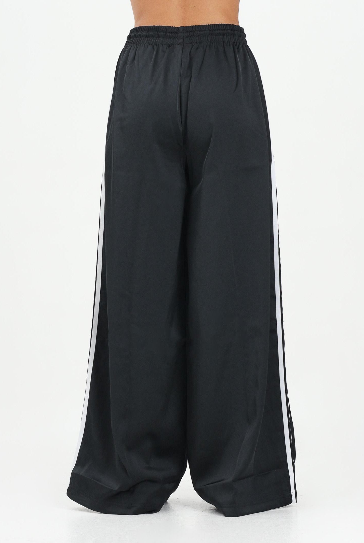 ADIDAS ORIGINALS Pantalone sportivo Adicolor Satin Wide Leg nero da donna IU2520 ADIDAS ORIGINALS