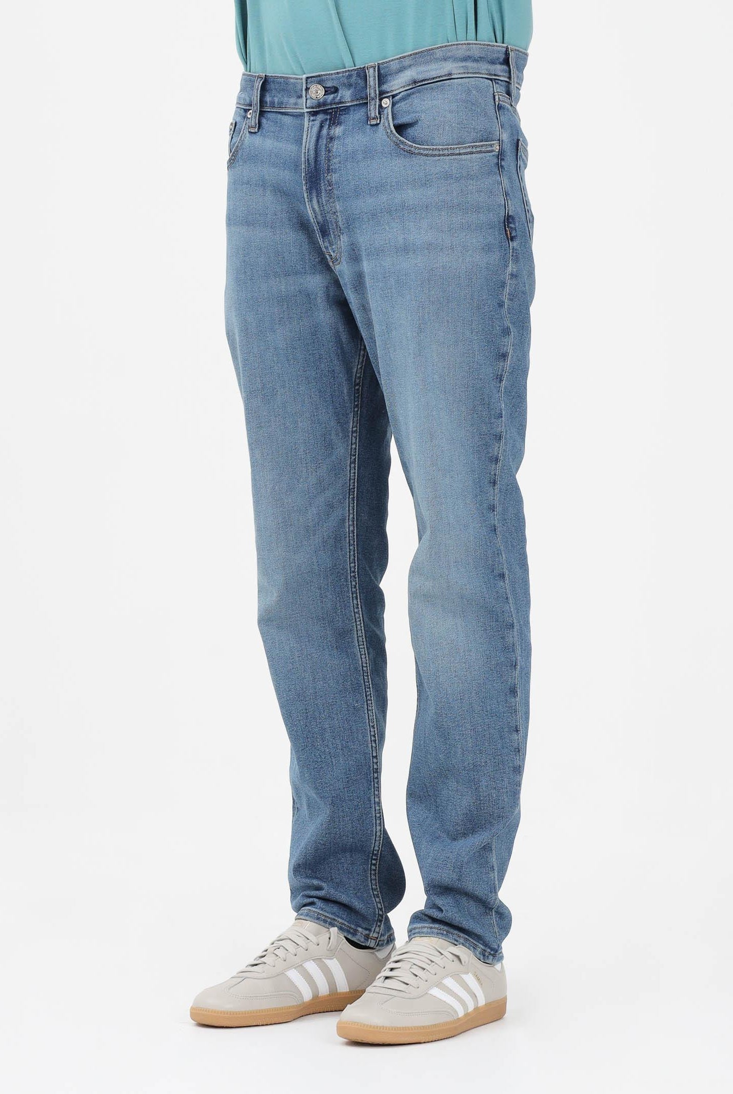 CALVIN KLEIN JEANS Jeans in denim medio da uomo LV04RE776G3MA . CALVIN KLEIN JEANS