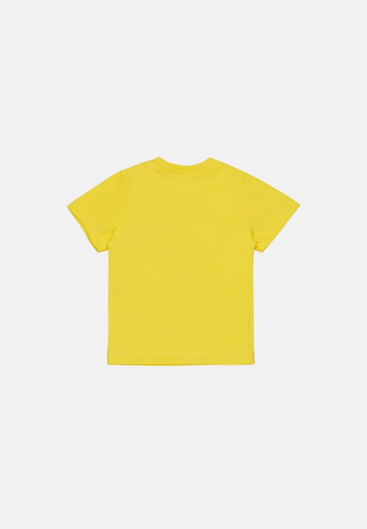 DSQUARED2 T-shirt a manica corta gialla da neonato con stampa DQ3278D00XM DQ220 DSQUARED2