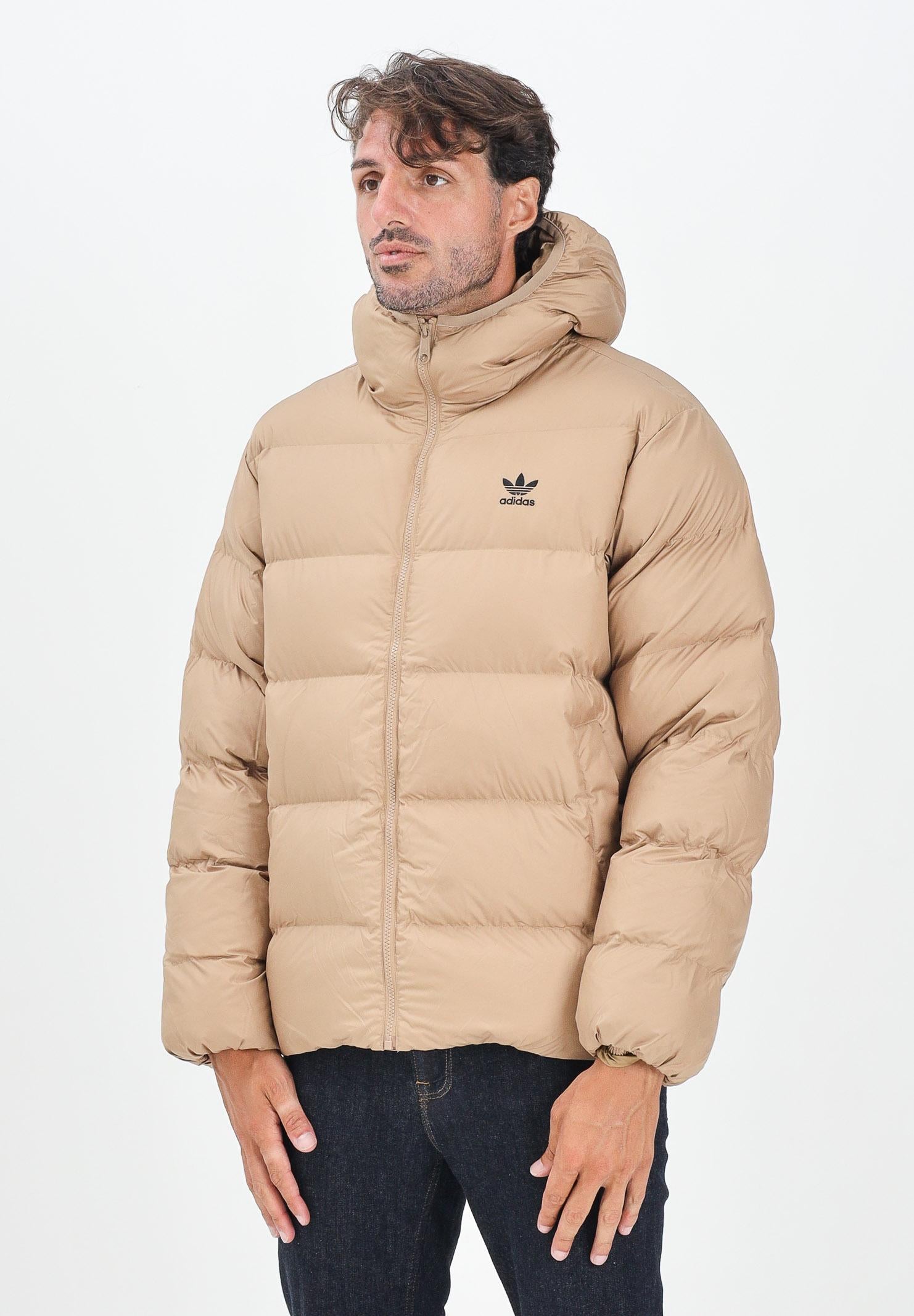 ADIDAS ORIGINALS Piumino Tonal Hooded Puffer beige da uomo JX4121 . ADIDAS ORIGINALS