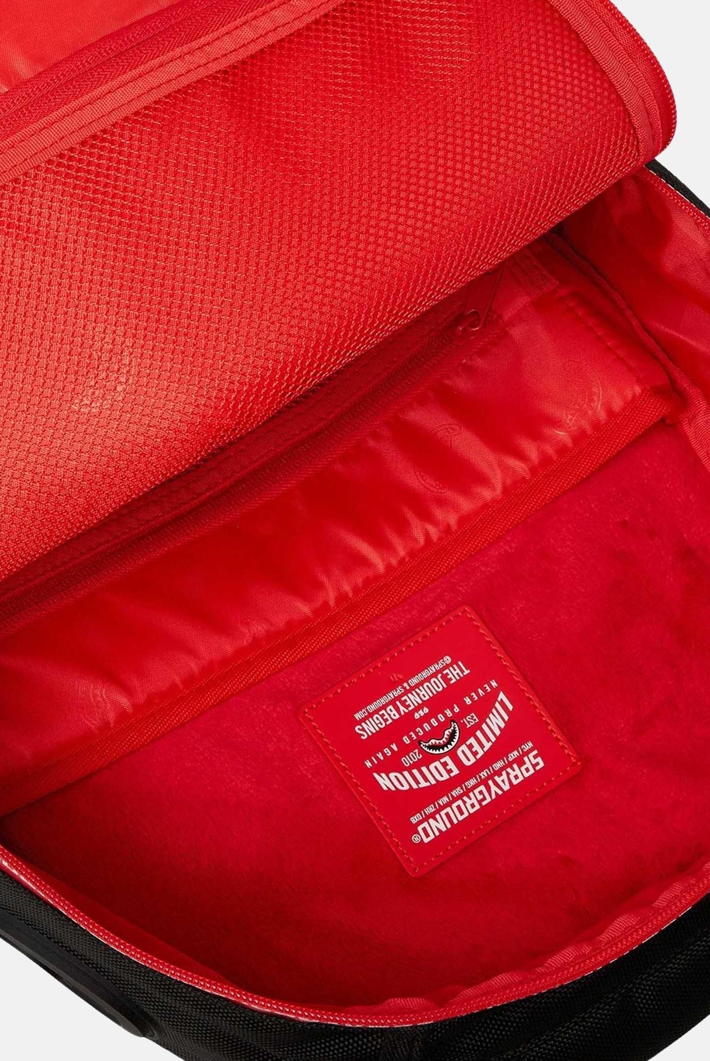 SPRAYGROUND Zaino Printed Zipper Shark Dlxr nero per uomo e donna 910B6017NSZ SPRAYGROUND