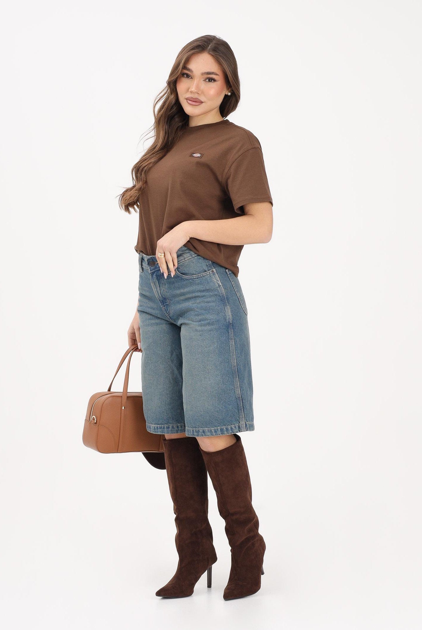 DICKIES Bermuda 957 13-Inch in denim vintage da donna DK0A88JSL231 . DIckies