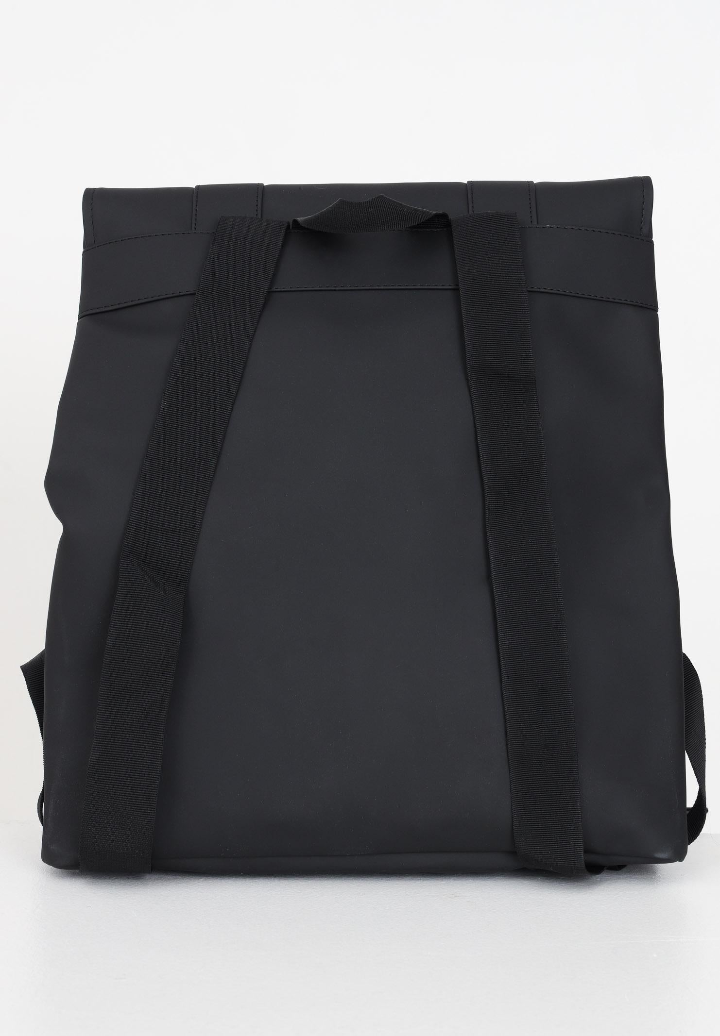 RAINS Zaino MSN nero per uomo e donna RA13300 BL RAINS
