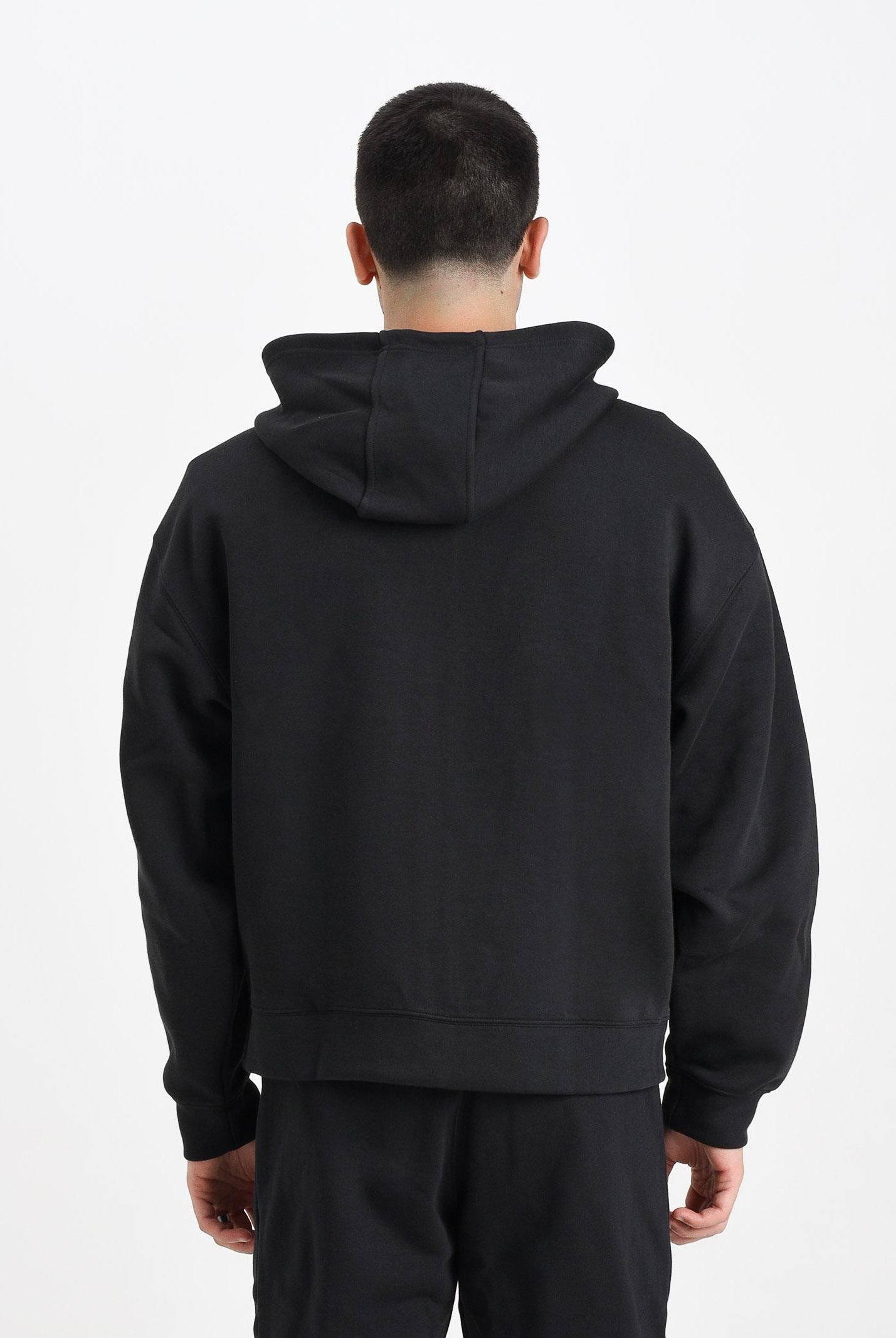 ADIDAS ORIGINALS Felpa con zip Adicolor Spacer Oversized nera da uomo JX1507 . ADIDAS ORIGINALS