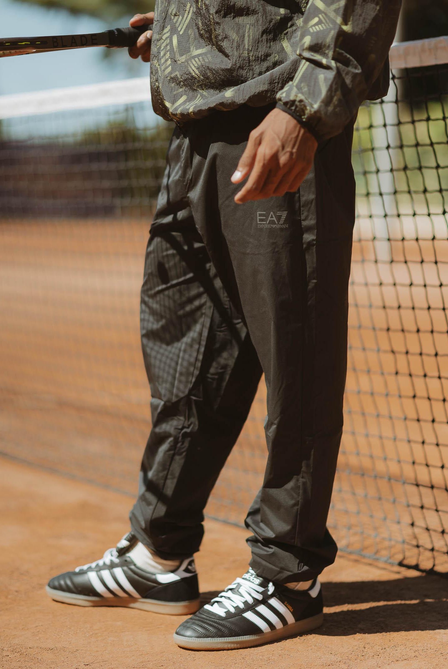 EA7 Tuta nera da uomo con giacca logata 7M000644AF16072 UC001 EA7