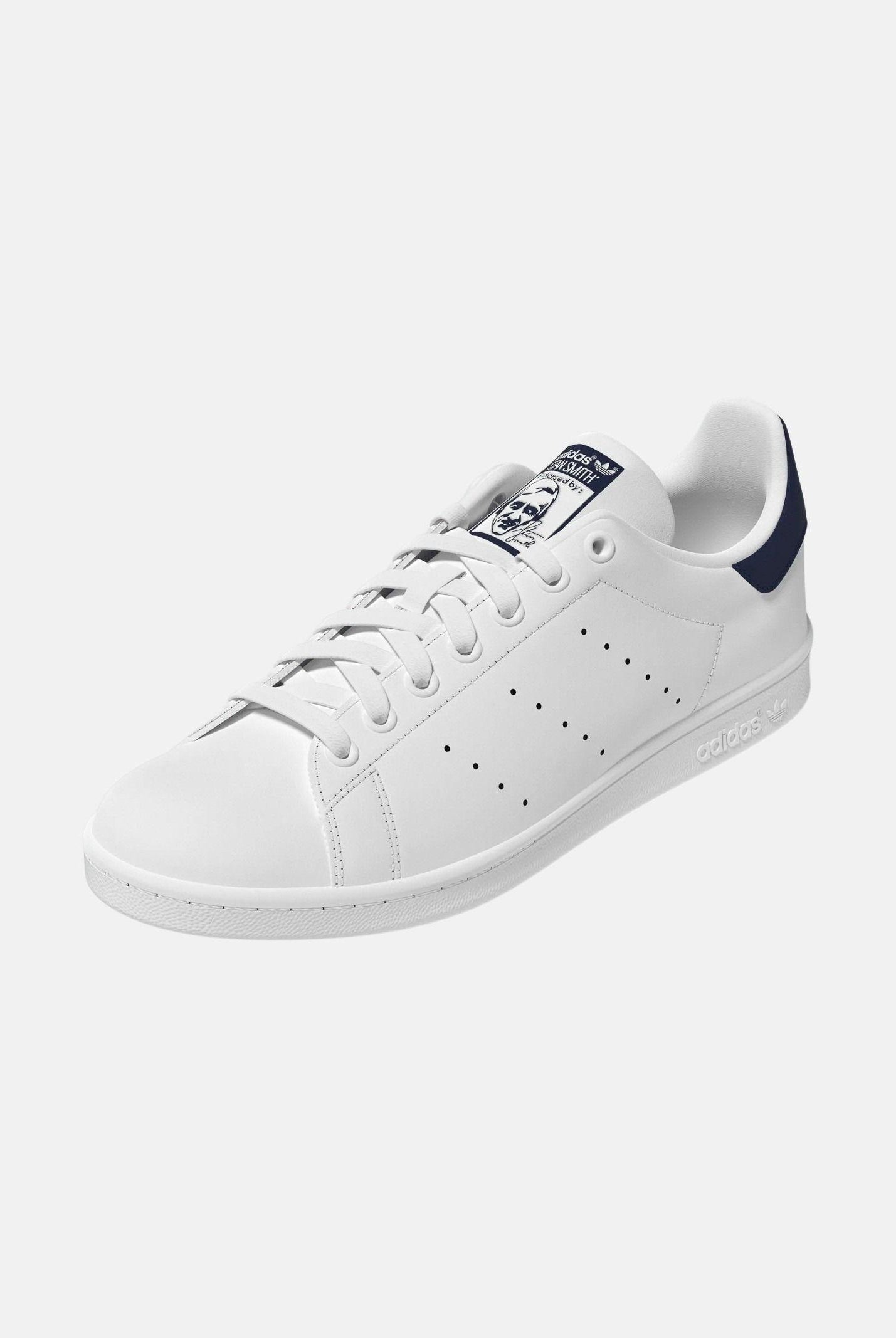 ADIDAS ORIGINALS Sneakers Stan Smith bianche e blu M20325 . ADIDAS ORIGINALS