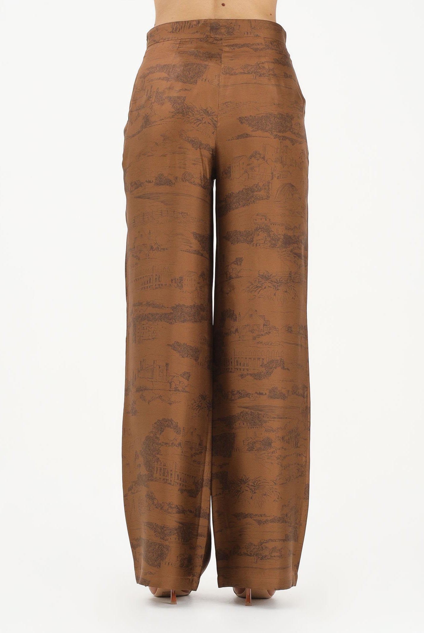 MAX MARA Pantalone ampio MSTVASAIO marrone da donna 2616131101600 004 MAX MARA