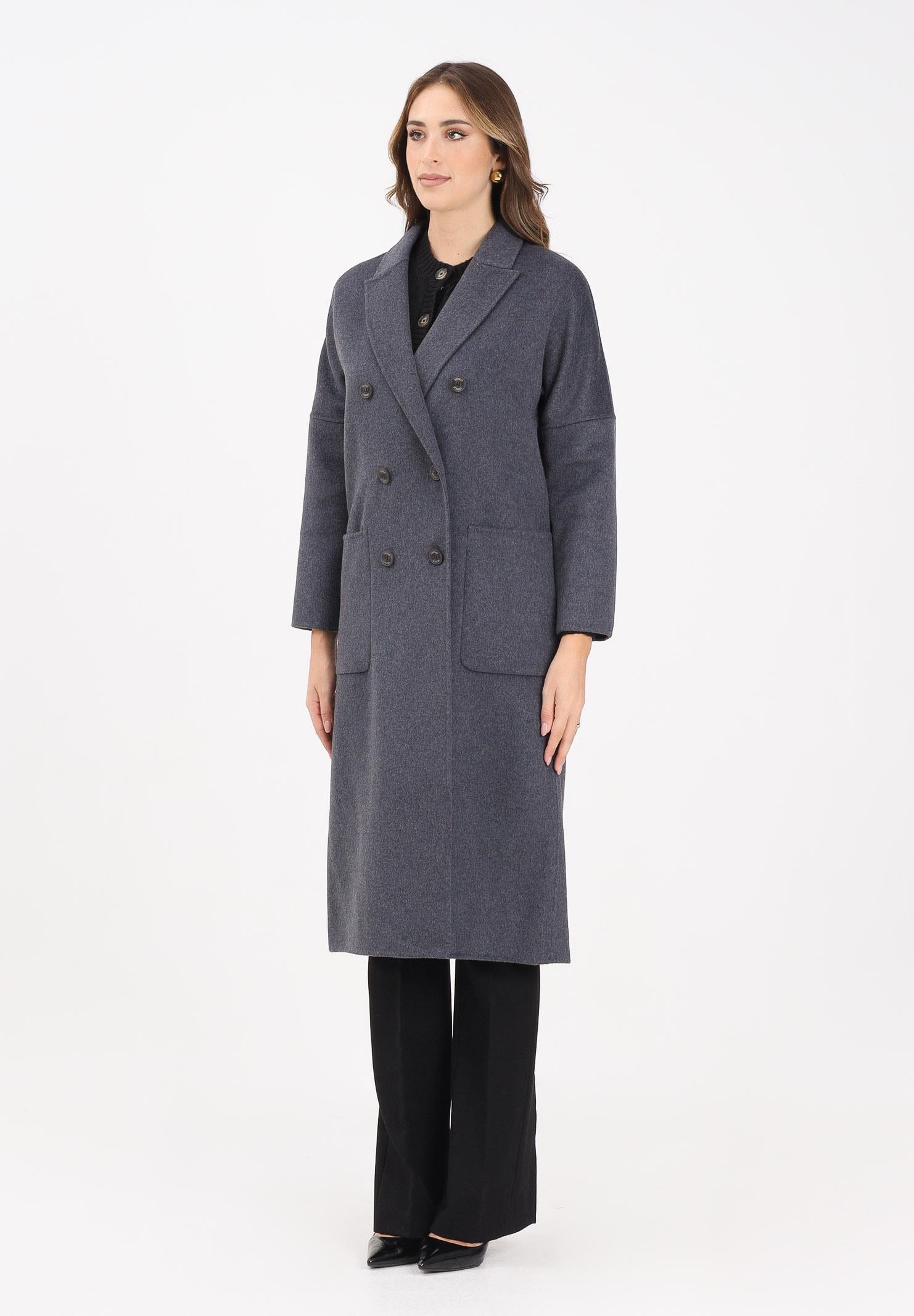 VICOLO Cappotto lungo grigio da donna TF0001 A195 VICOLO