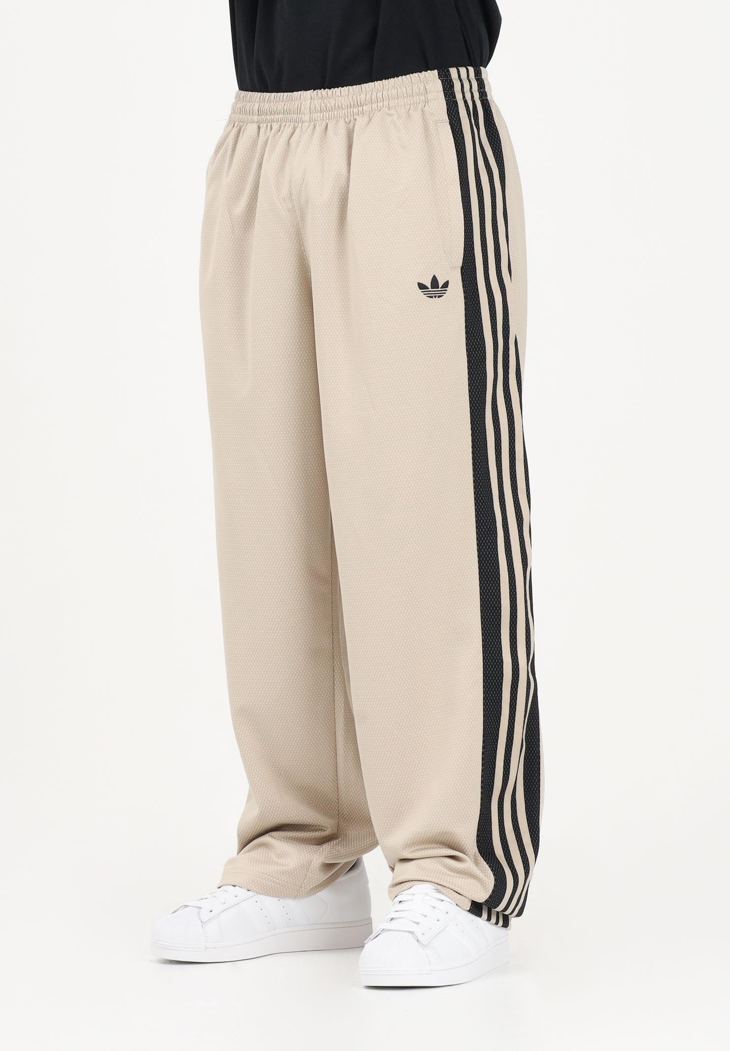 ADIDAS ORIGINALS Pantalone sportivo Loose Mesh beige da uomo KE0116 . ADIDAS ORIGINALS