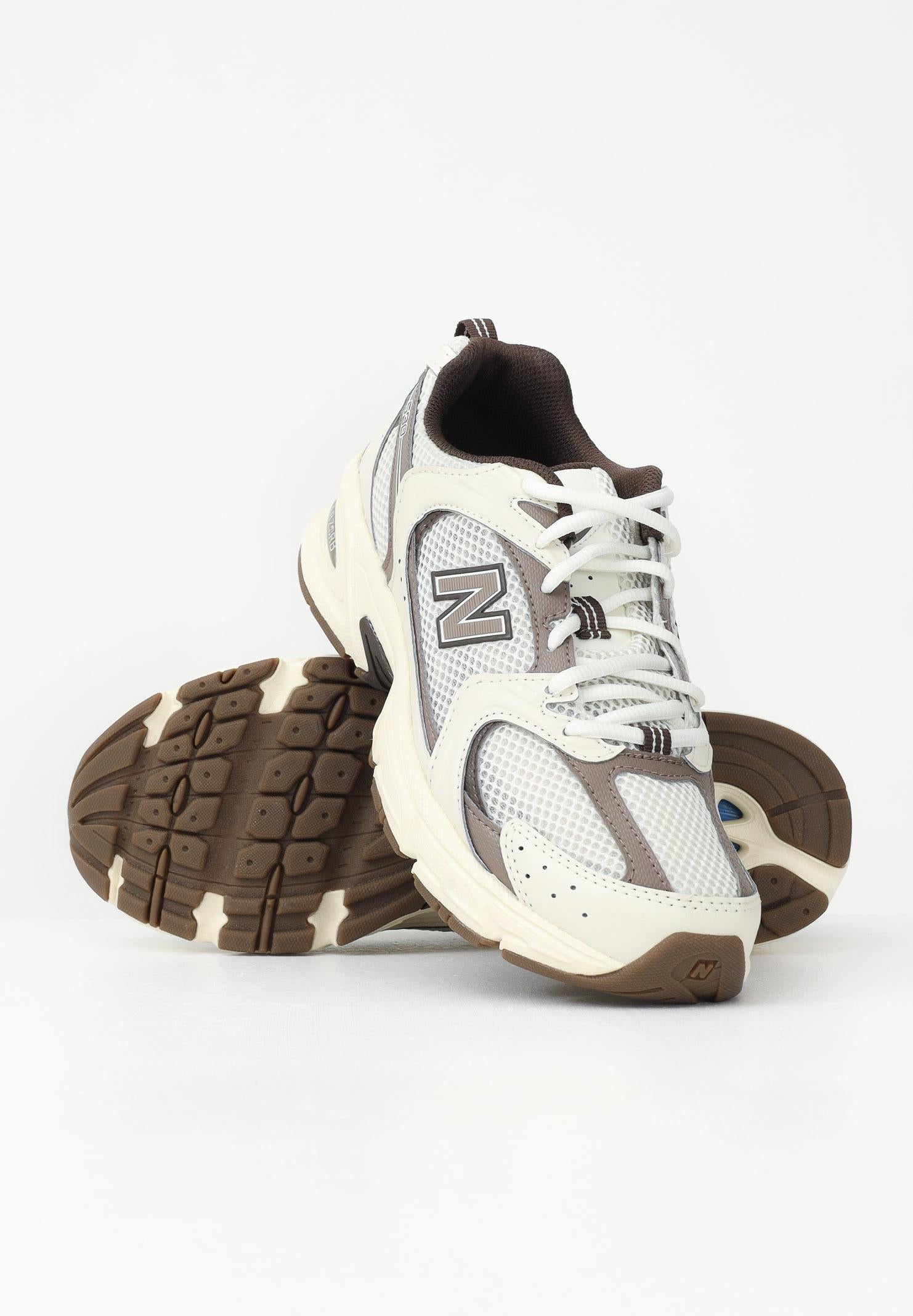 NEW BALANCE Sneakers 530 panna e marroni da uomo MR530ASM NEW BALANCE