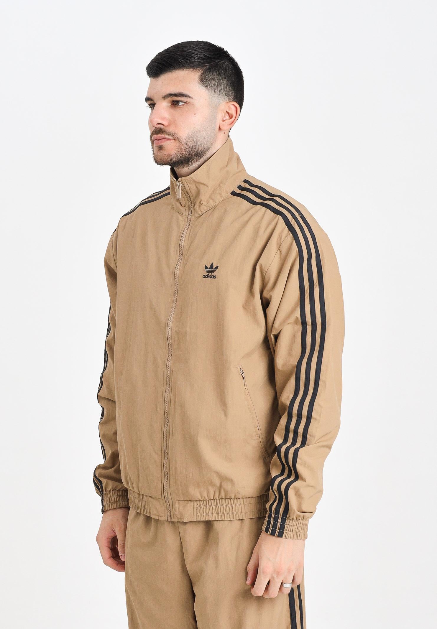 ADIDAS ORIGINALS Giacca a vento Adicolor Woven Firebird beige da uomo JY1333 ADIDAS ORIGINALS