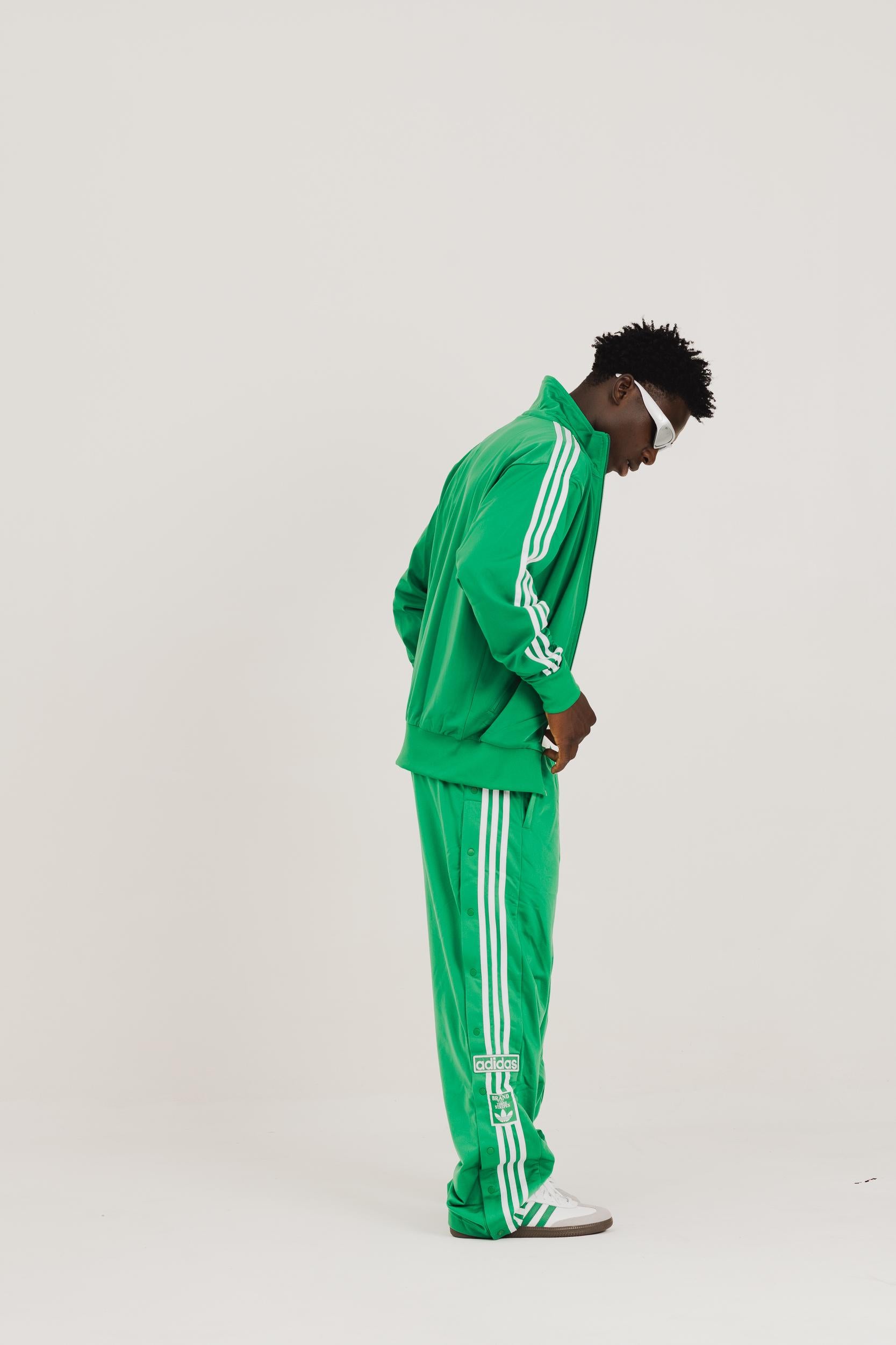 Pantalone sportivo Adibreak verde da uomo IY9923 . ADIDAS ORIGINALS