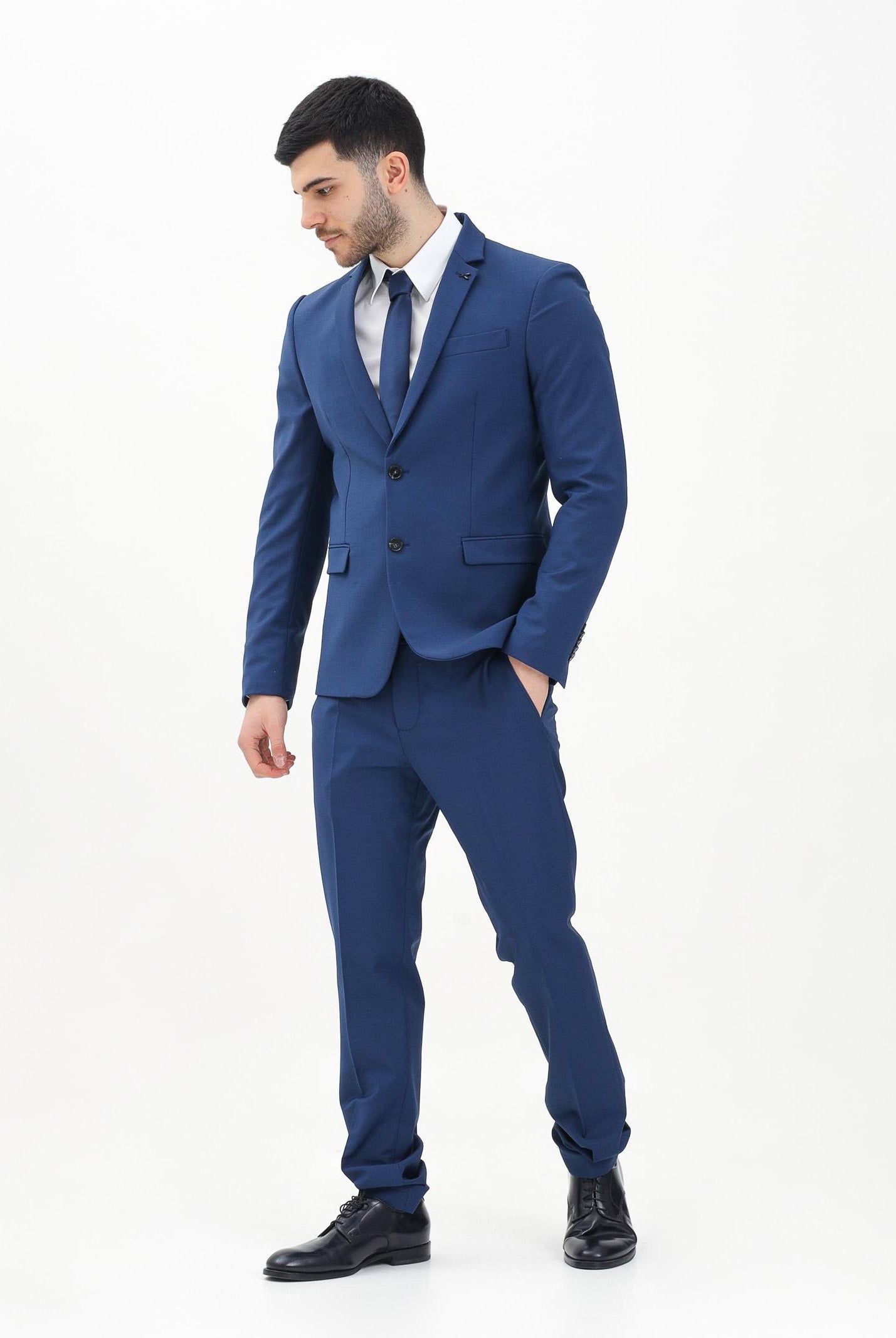 PATRIZIA PEPE Pantalone elegante blu da uomo 5PA225A590 CA57 PATRIZIA PEPE