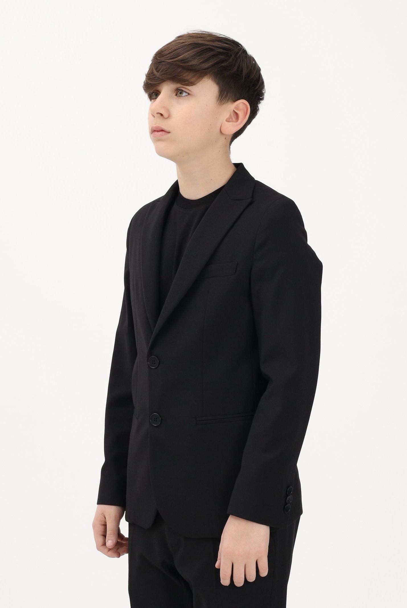 I'M BRIAN Giacca nera da bambino GIA3658J 009 I'M BRIAN