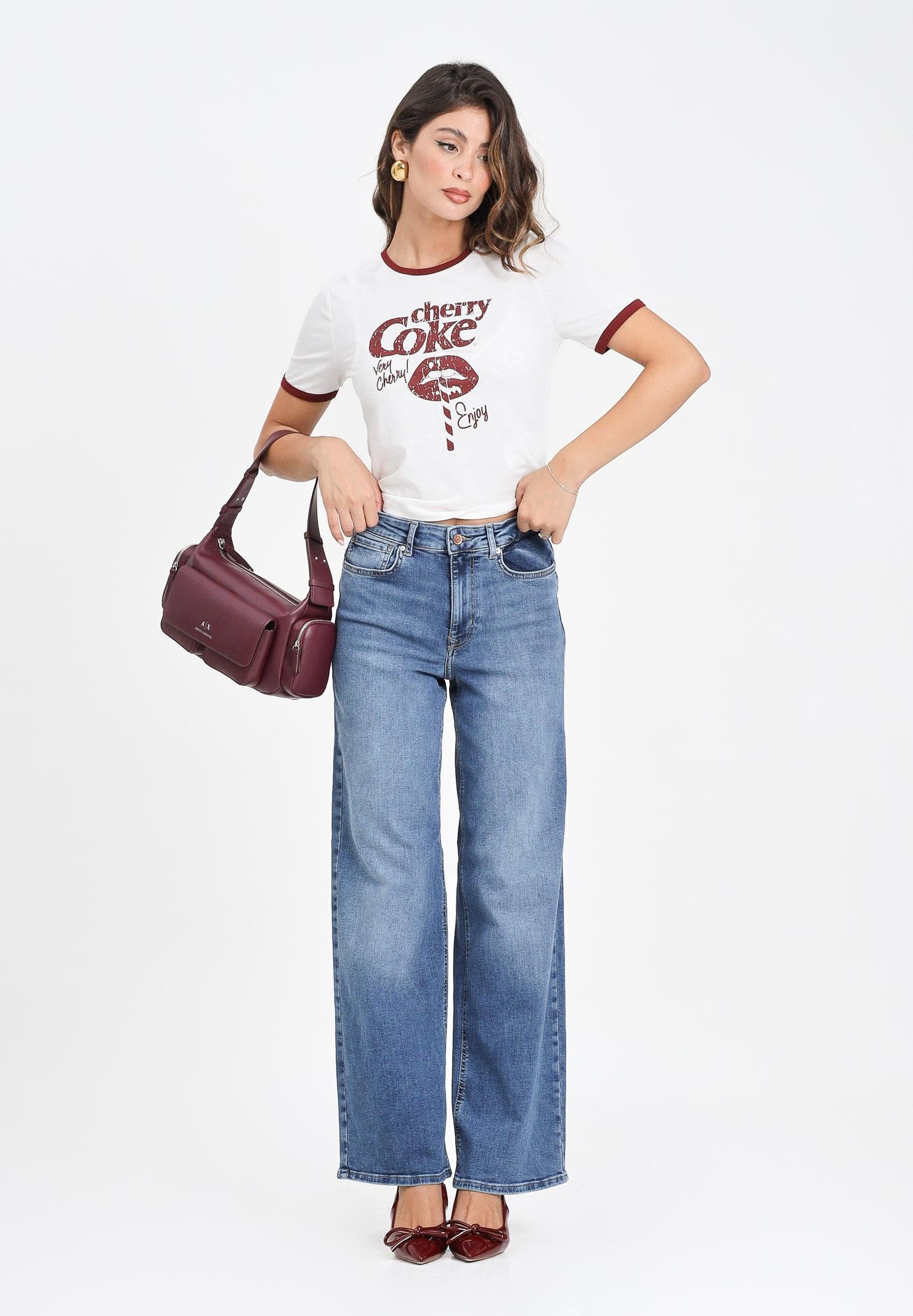 ONLY Jeans in denim da donna dal taglio wide leg 15282980 MediumBlueDen ONLY