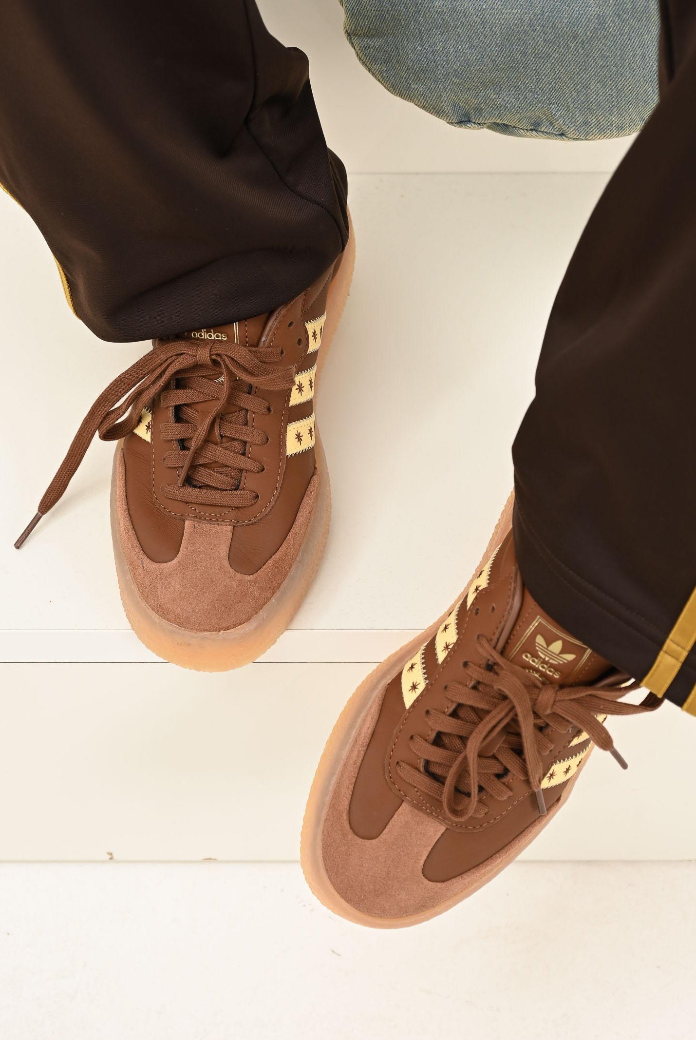 ADIDAS ORIGINALS Sneakers Samba OG marroni da donna JR8821 ADIDAS ORIGINALS