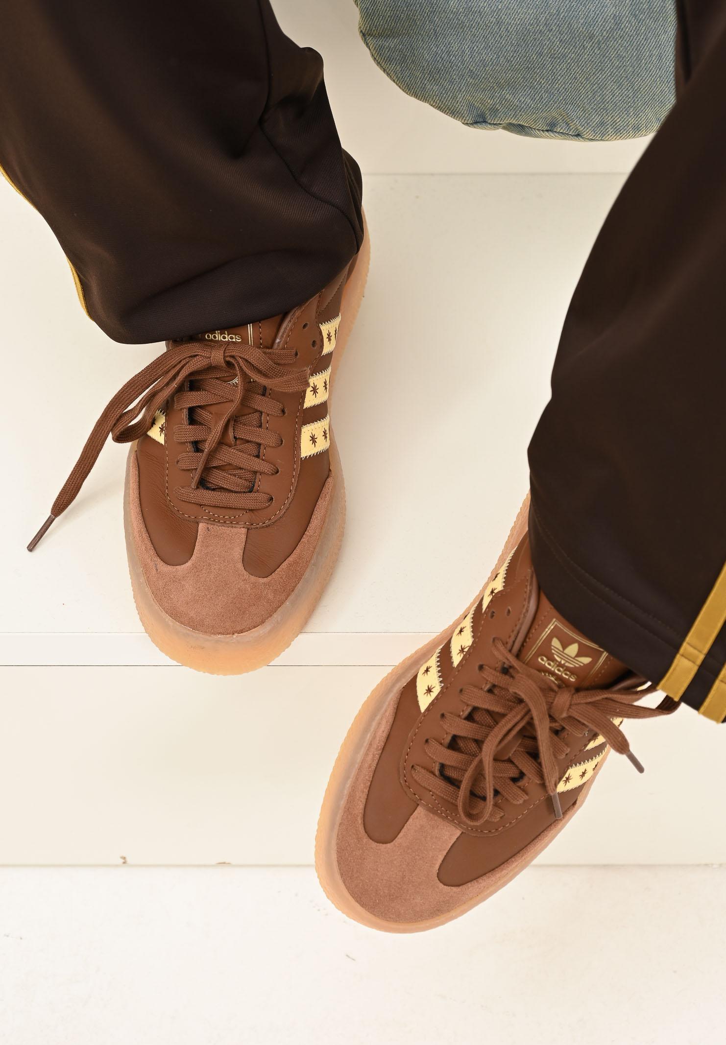 ADIDAS ORIGINALS Sneakers Samba OG marroni da donna JR8821 ADIDAS ORIGINALS