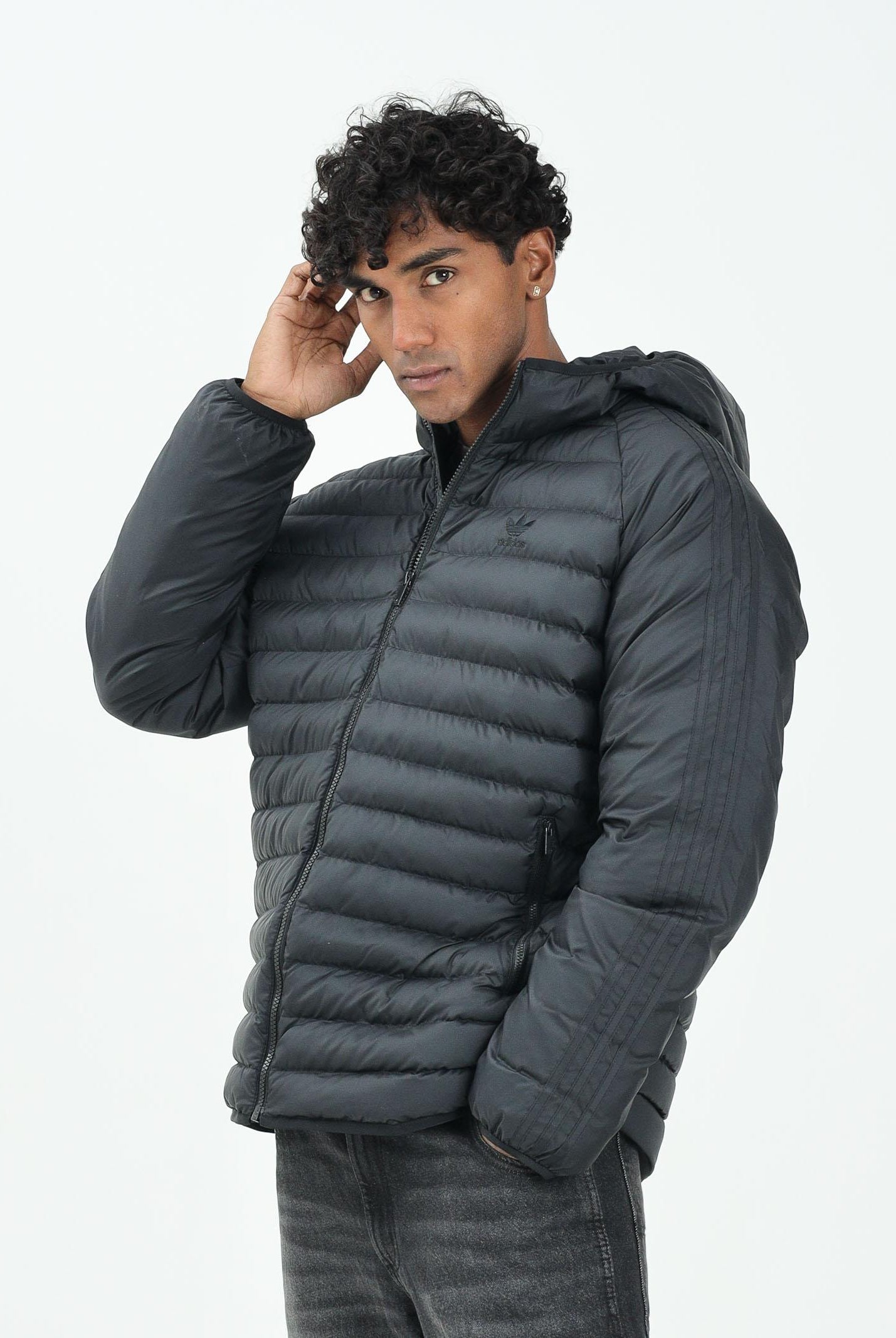 ADIDAS ORIGINALS Piumino Padded nero da uomo JX4117 ADIDAS ORIGINALS