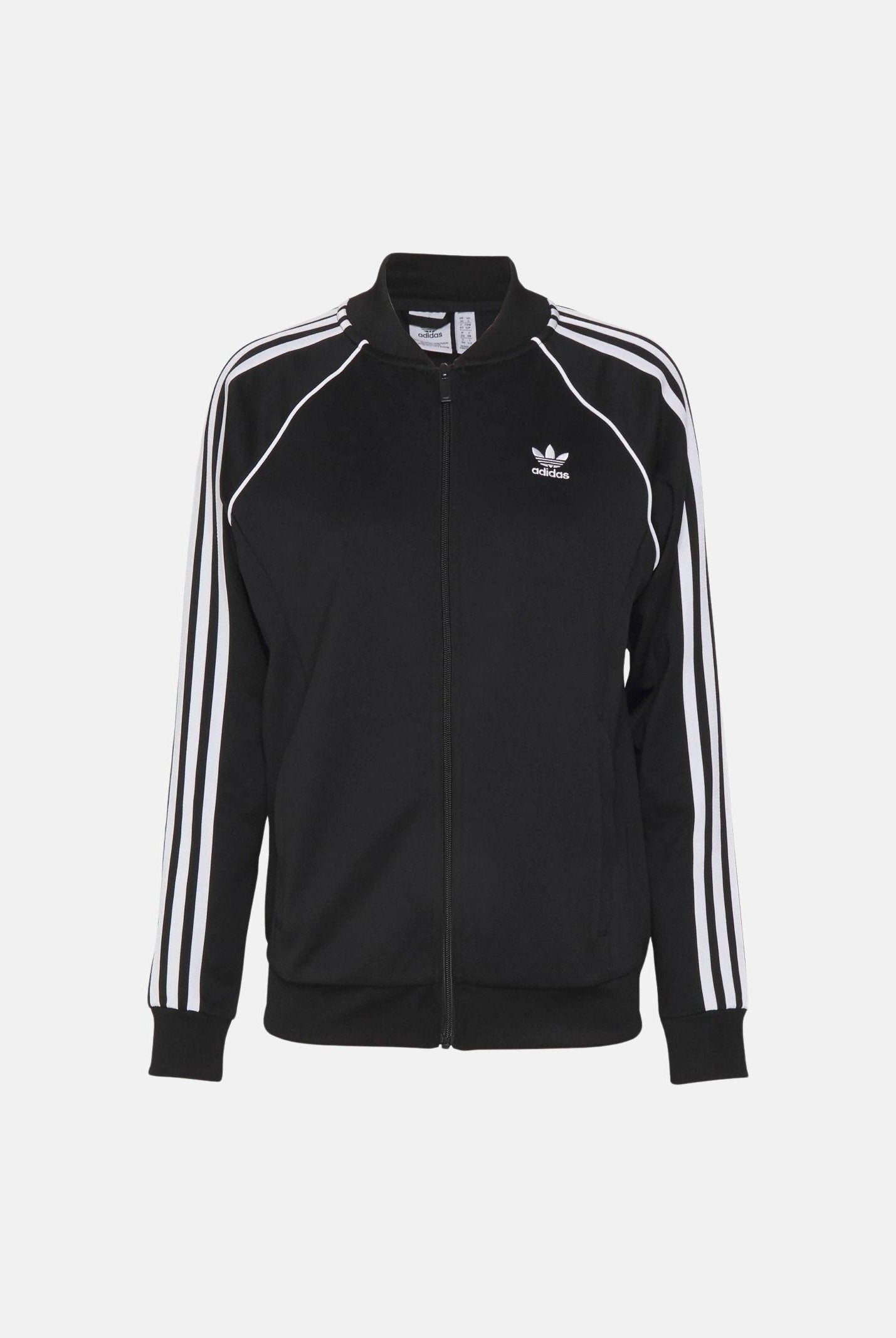ADIDAS ORIGINALS Felpa con zip Adicolor Classics SST nera da donna IK4034 . ADIDAS ORIGINALS