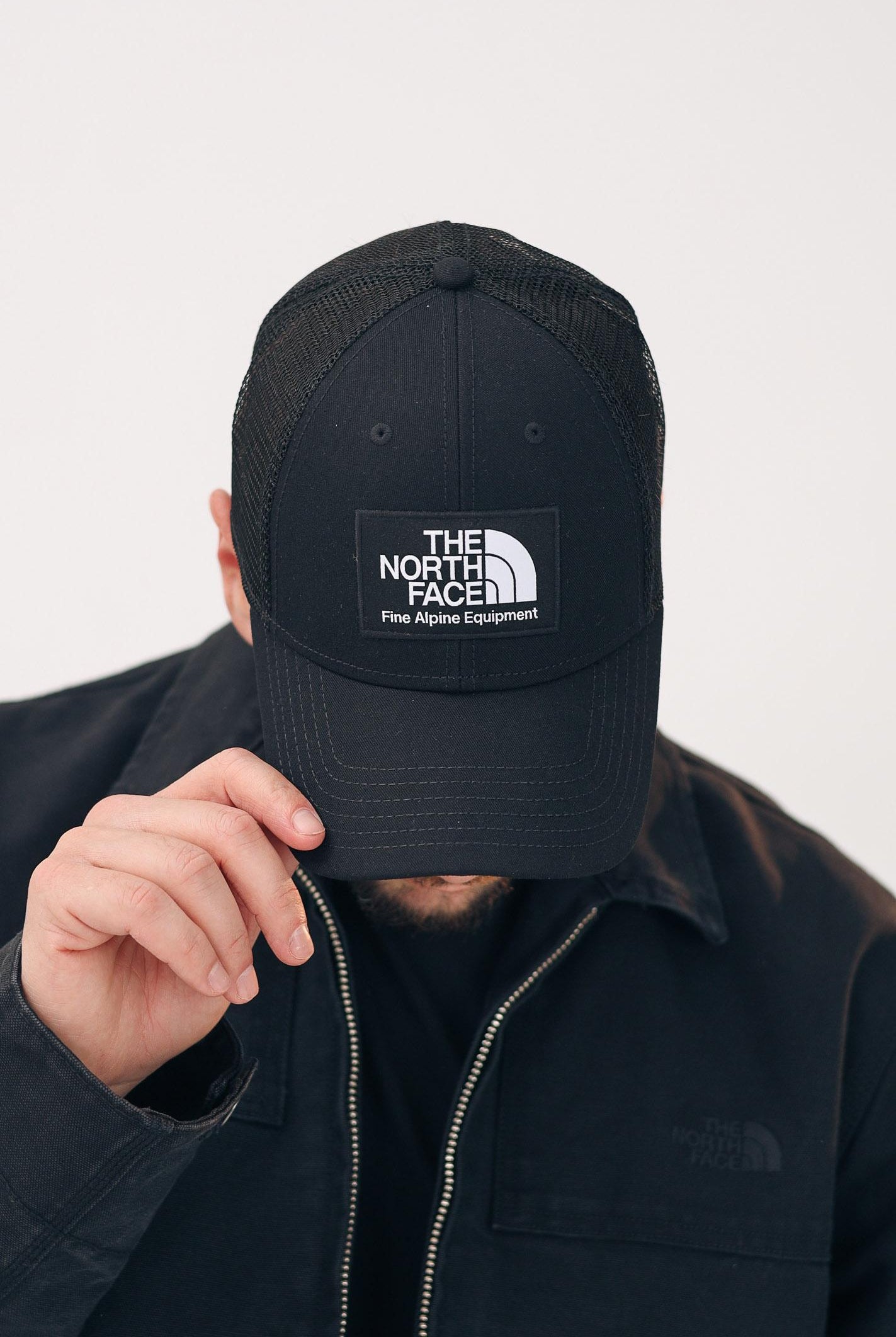 THE NORTH FACE Cappello con visiera Trucker Mudder nero per uomo e donna NF0A5FXAJK31 THE NORTH FACE