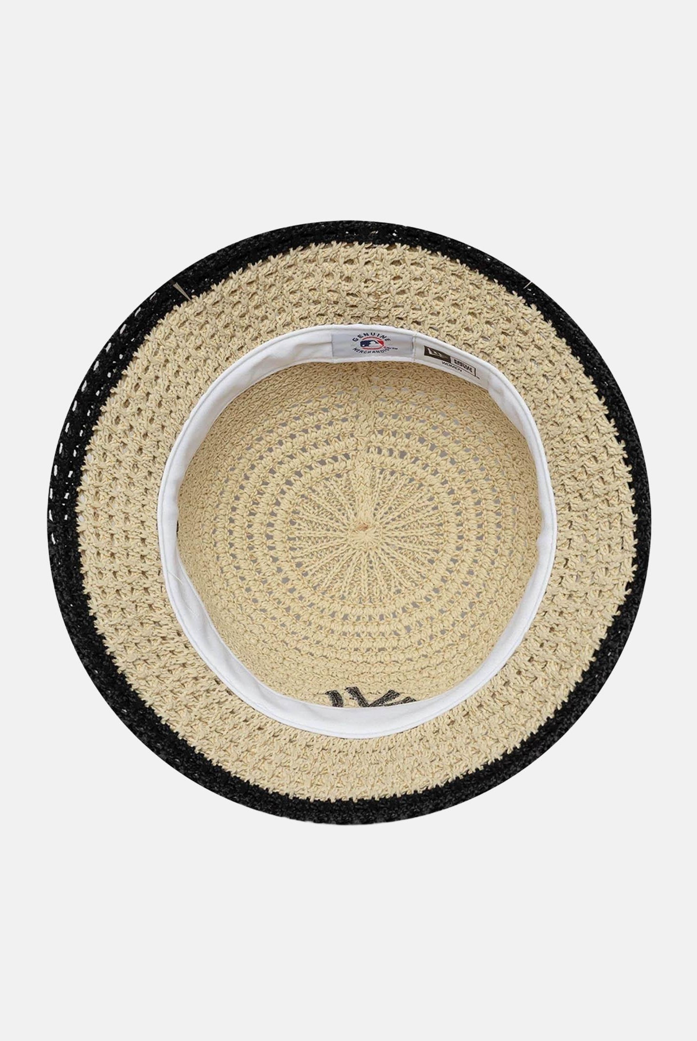 NEW ERA Bucket New York Yankees MLB Knitted Explorer beige e nero da donna 60856308 . NEW ERA