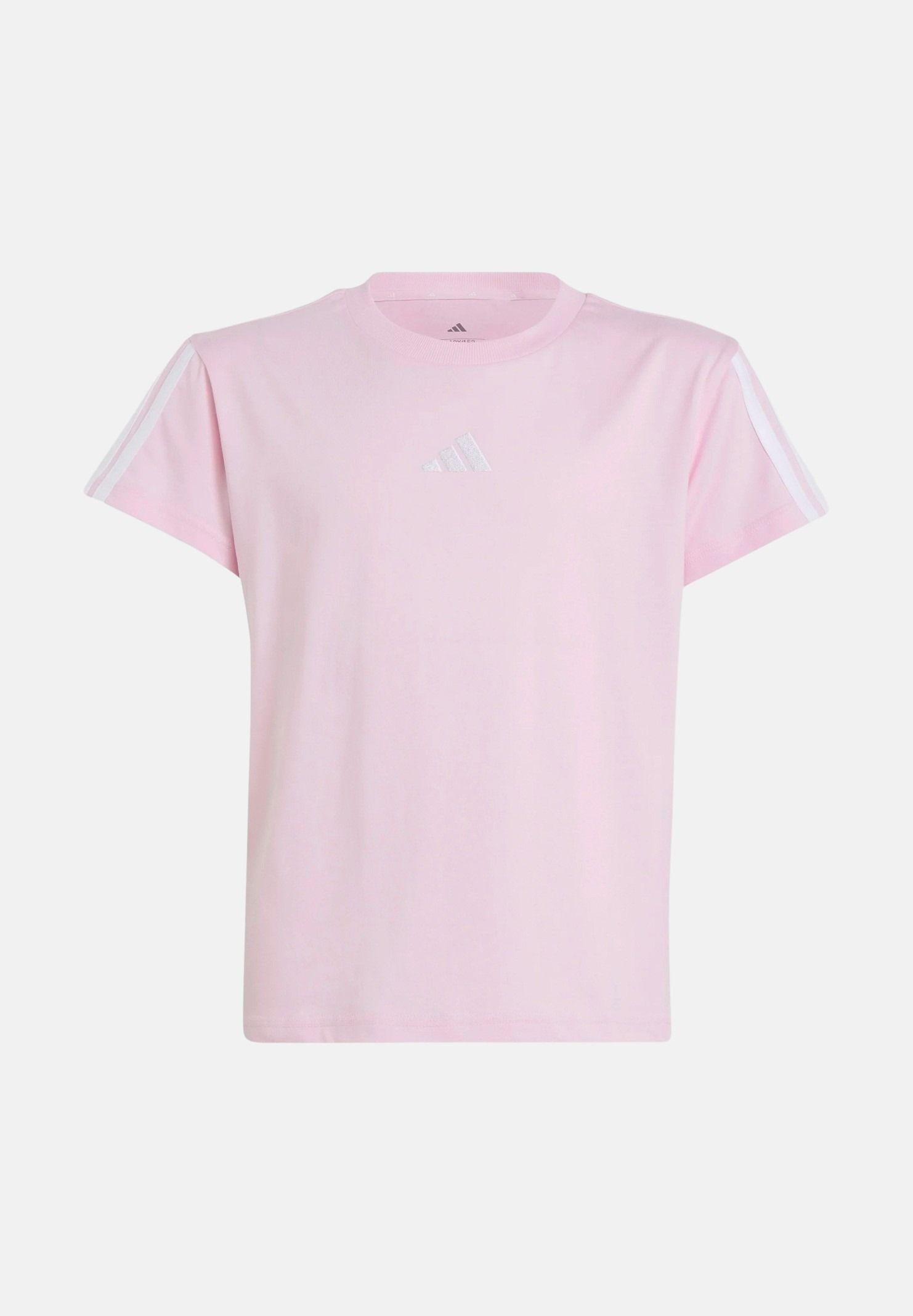 ADIDAS PERFORMANCE T-shirt a manica corta Essentials rosa da bambina JF3678 . ADIDAS PERFORMANCE