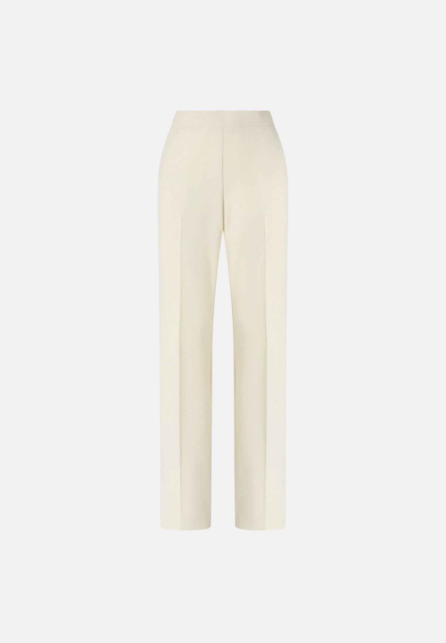 PINKO pantaloni eleganti Peonia bianco gelato bianco, donna. 107193A3DA Z00 PINKO