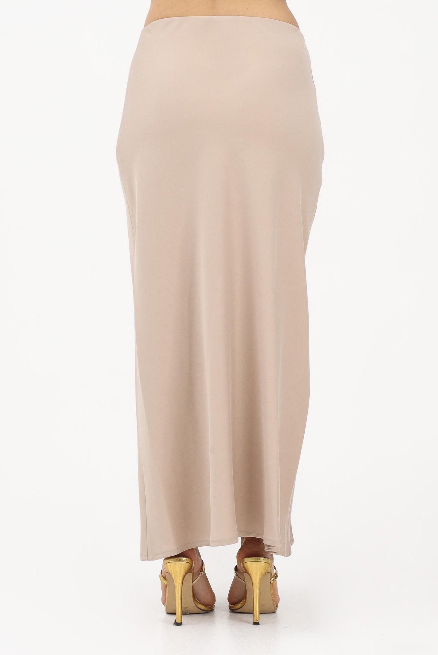 AKEP Gonna lunga beige da donna GOKD13172 V1 AKEP