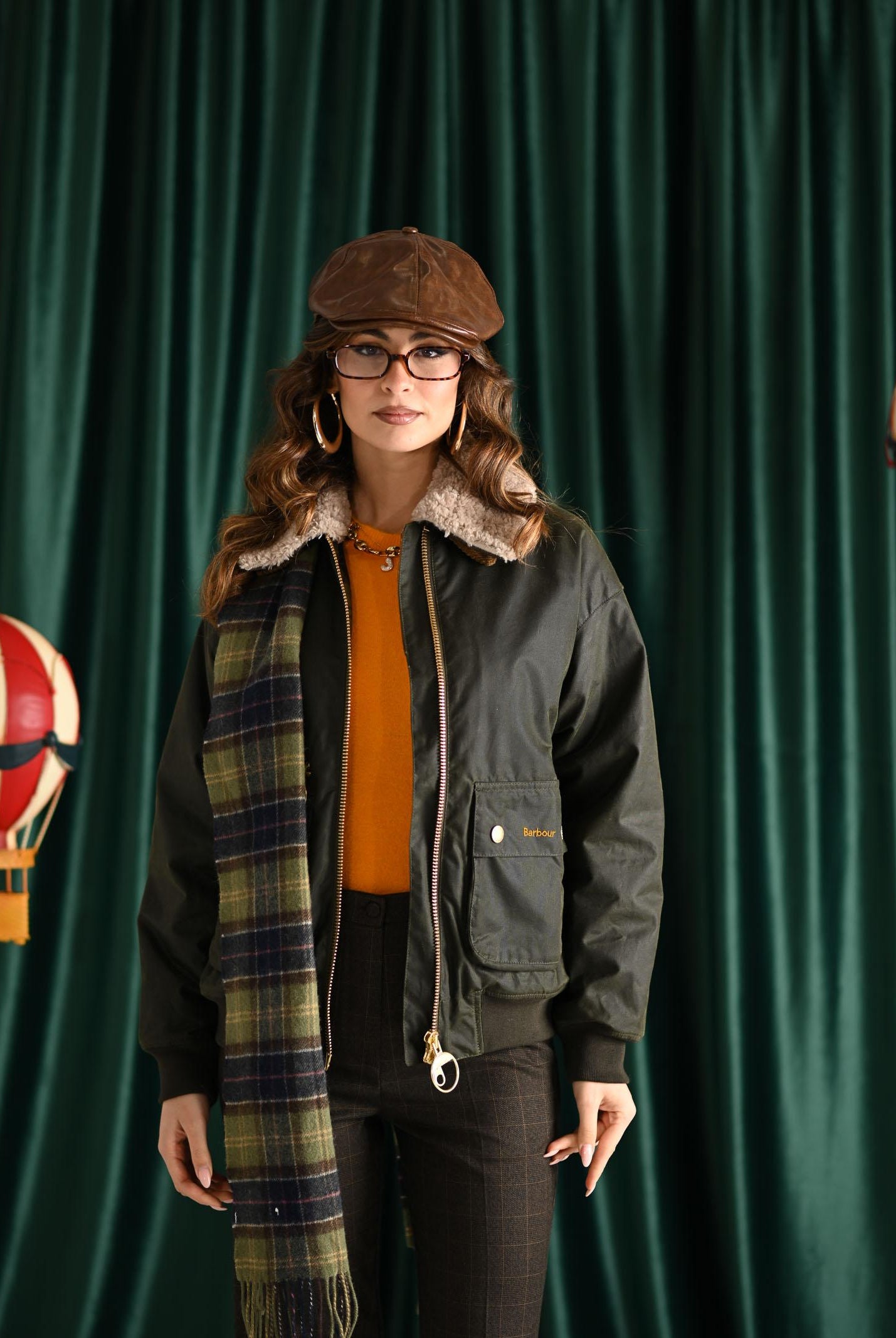 BARBOUR Giubbotto Maxine oliva da donna 252MLWX1488 OL99 BARBOUR