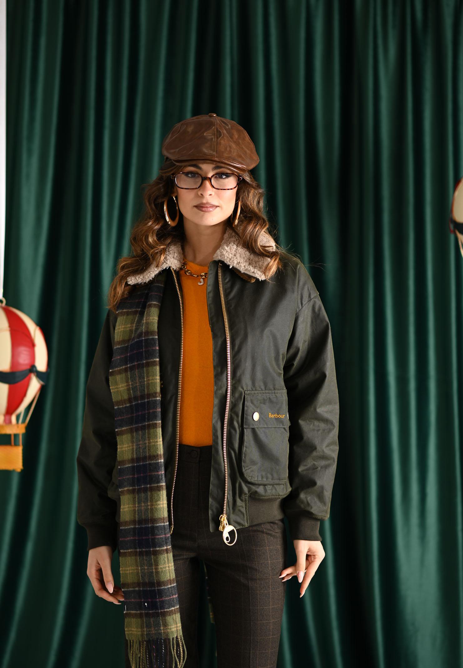 BARBOUR Giubbotto Maxine oliva da donna 252MLWX1488 OL99 BARBOUR