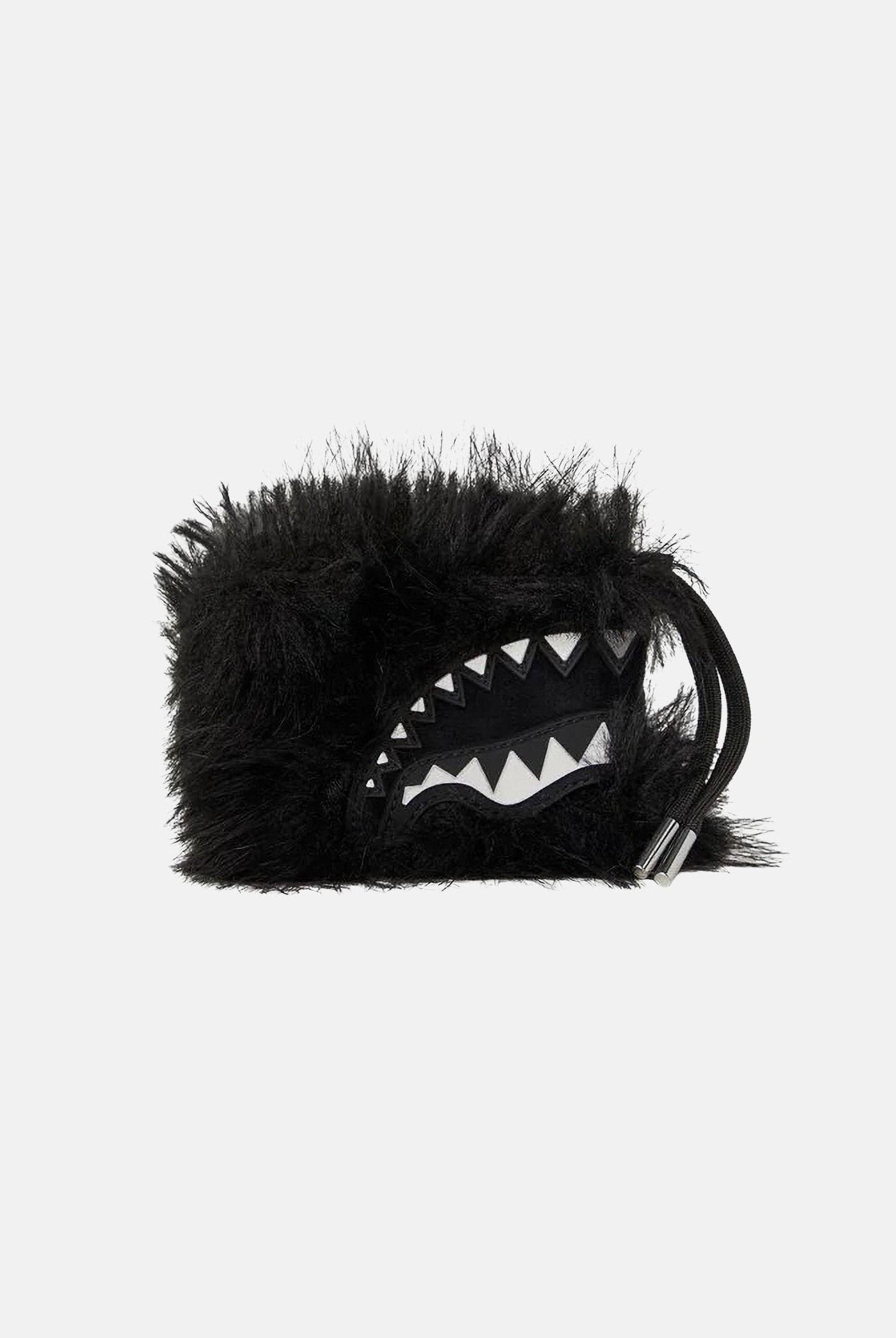 SPRAYGROUND Portafogli FUR CRAY BLACK WALLET nero da donna 910W8210NSZ . SPRAYGROUND