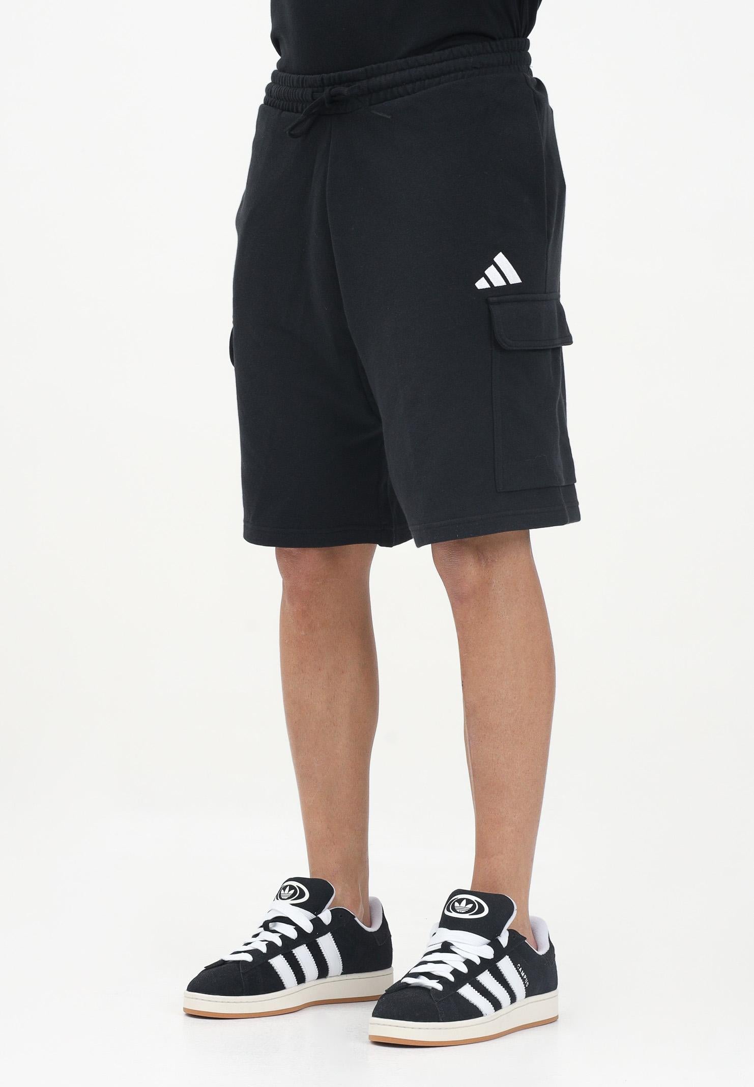 ADIDAS PERFORMANCE Shorts sportivo Essentials Cargo nero da uomo JE6291 . ADIDAS PERFORMANCE
