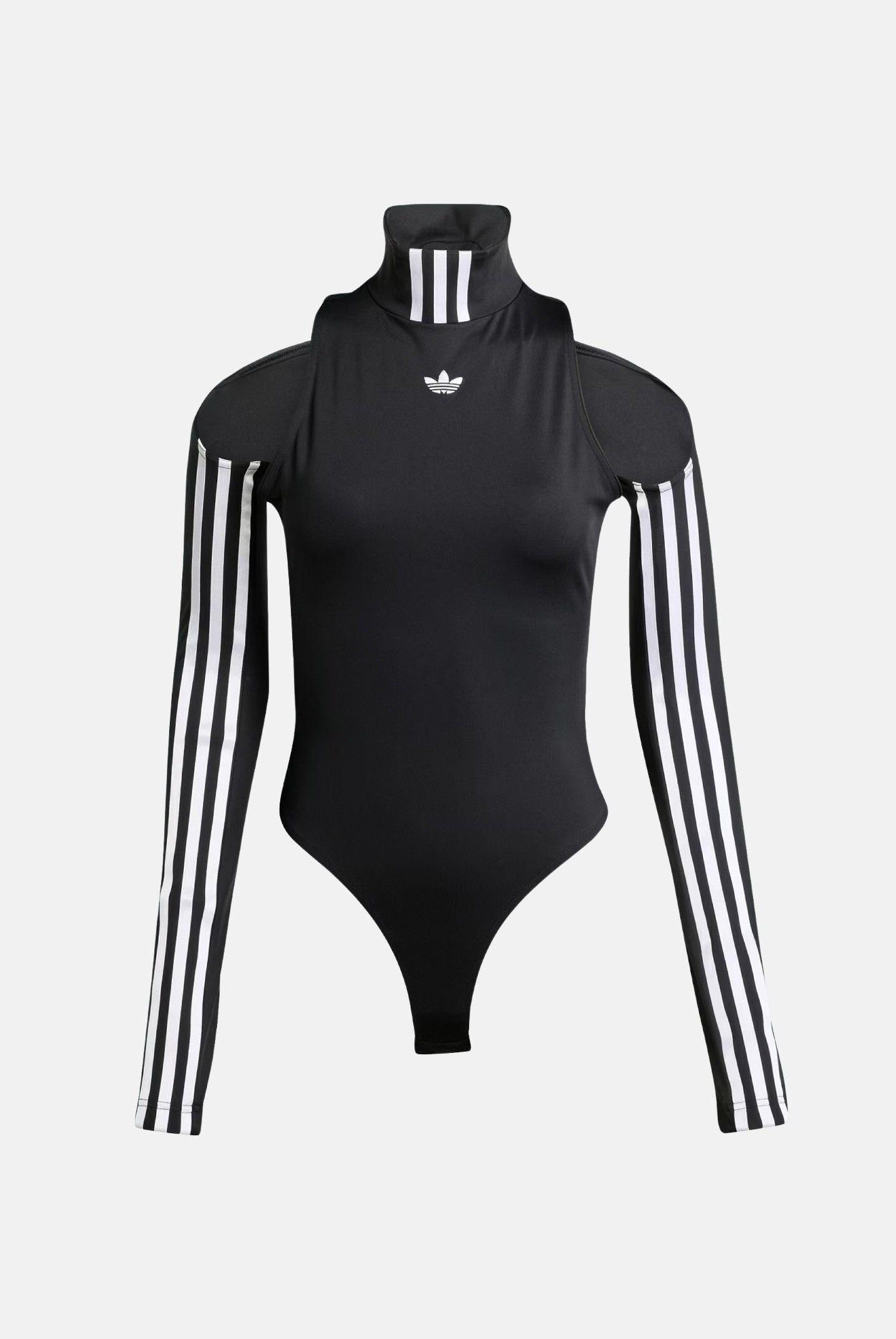 ADIDAS ORIGINALS Body a compressione 2 in 1 nero da donna JW0119 ADIDAS ORIGINALS